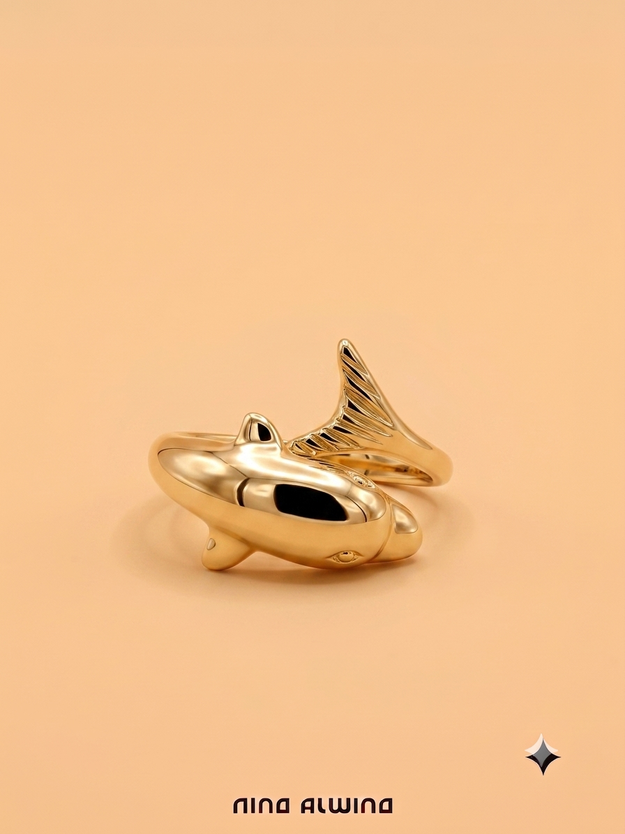 #1191 14k Ring Delfin - RG 58
