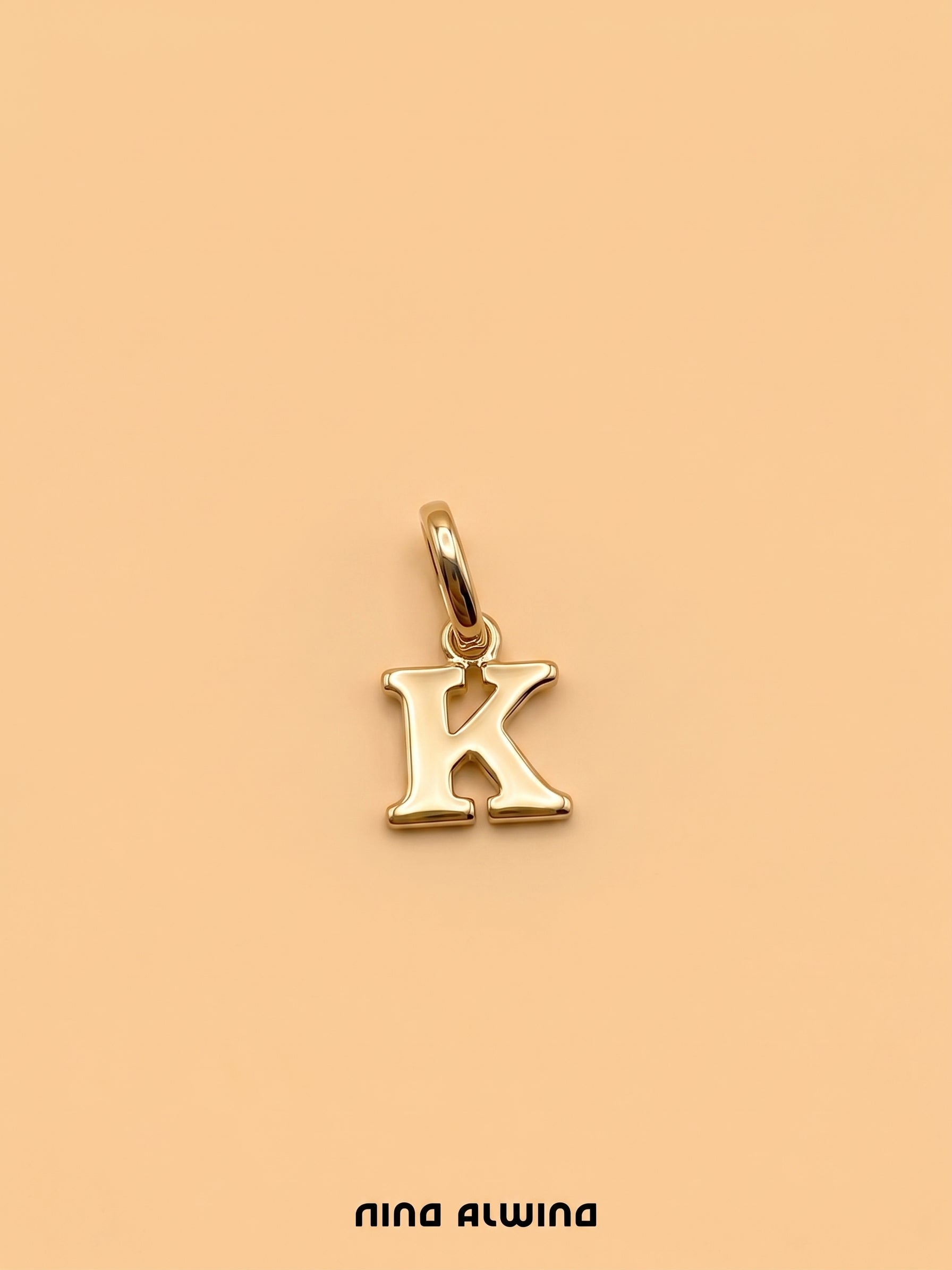 #1358 8k Anhänger "K" - 1.1cm
