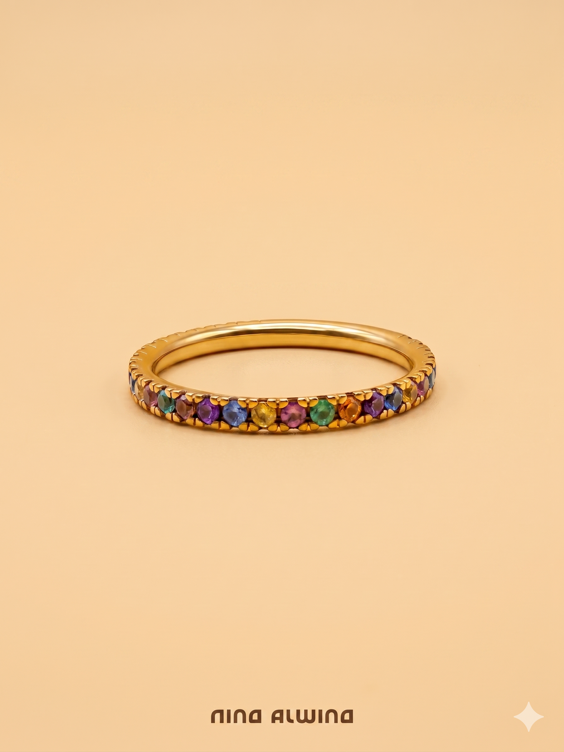 #845 9k Eternity Ring - RG 53