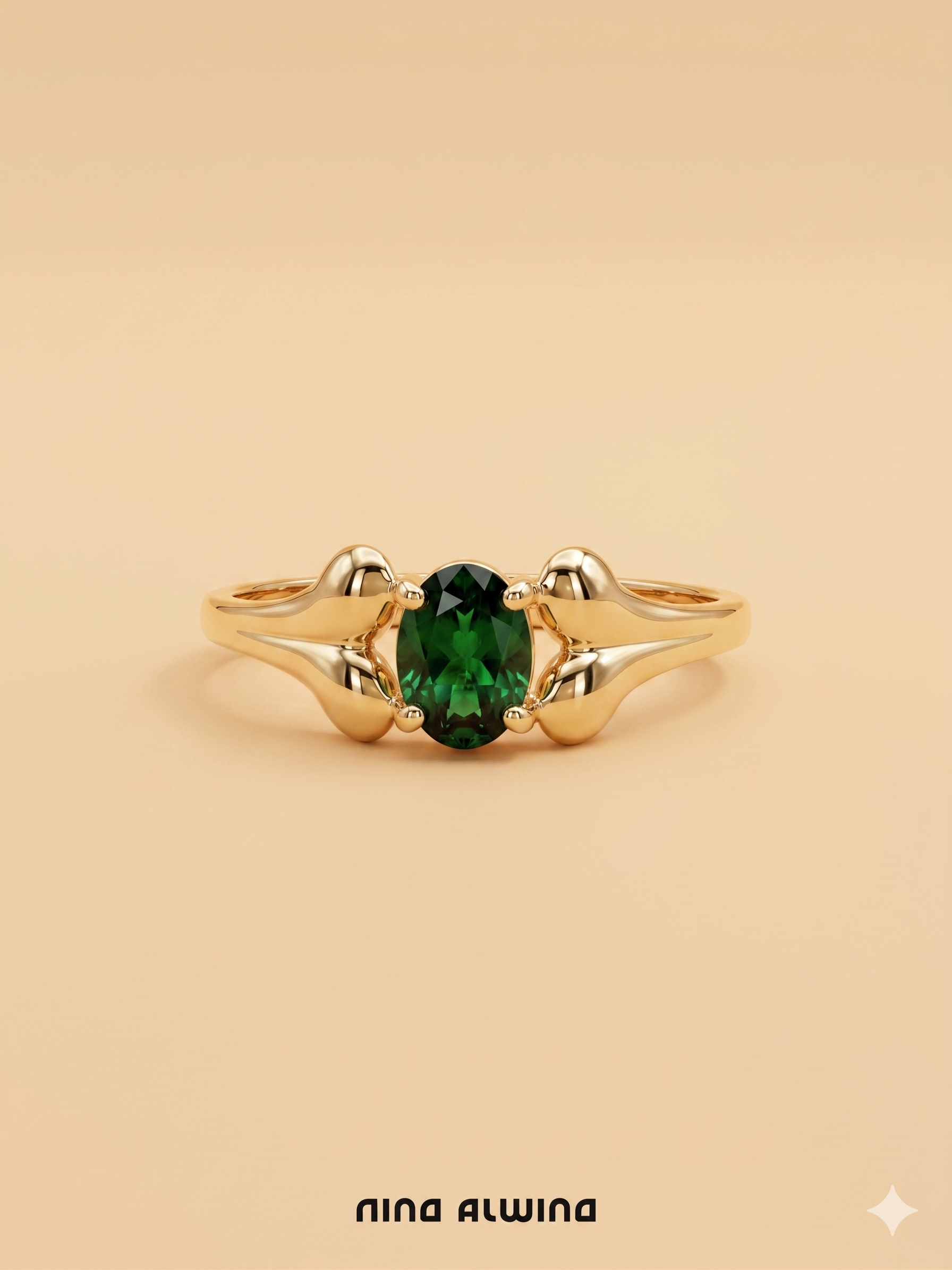 #960 8k Ring mit Turmalin - RG 59