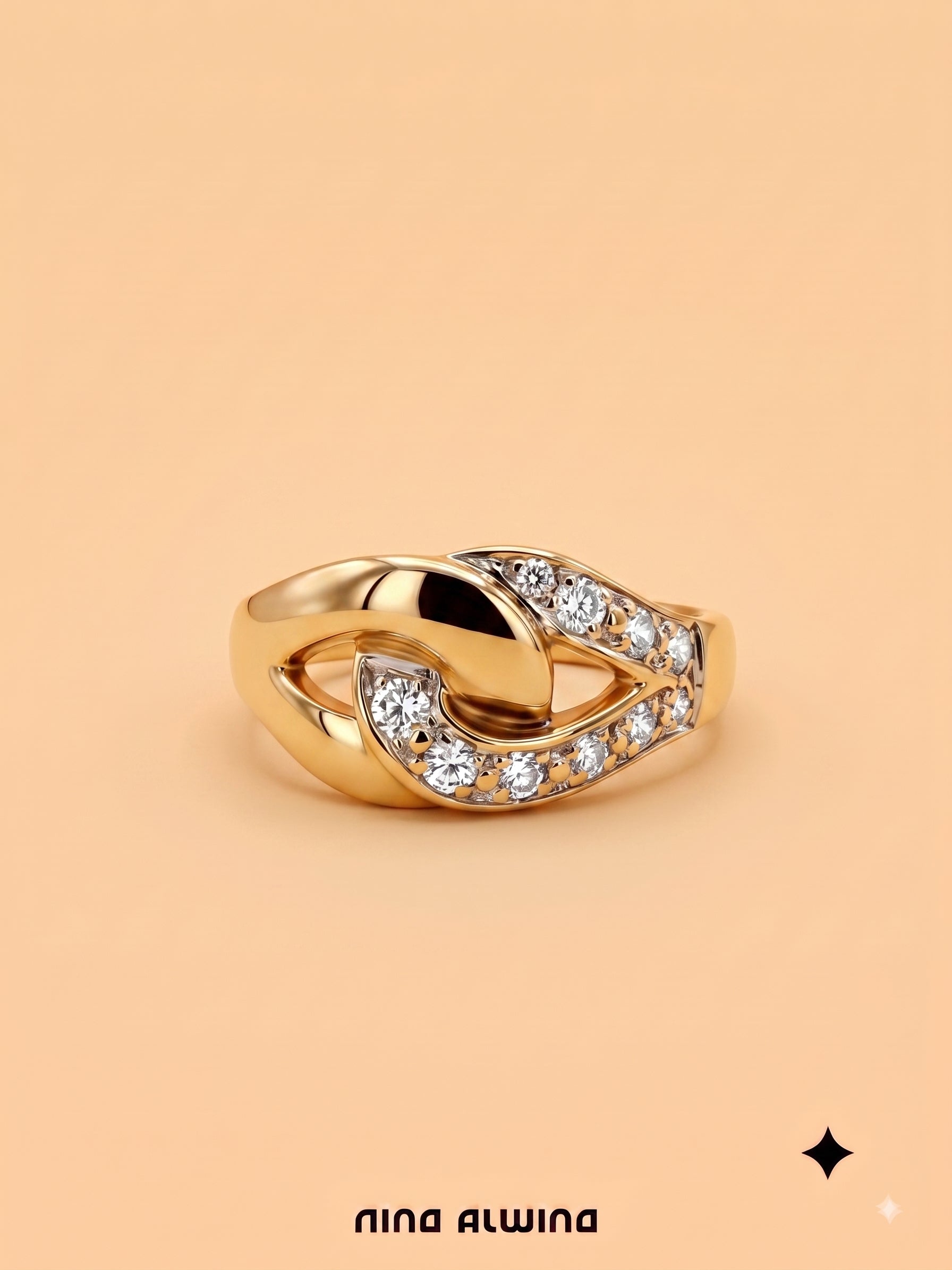 #1265 8k Ring mit Zirkonia - RG 55