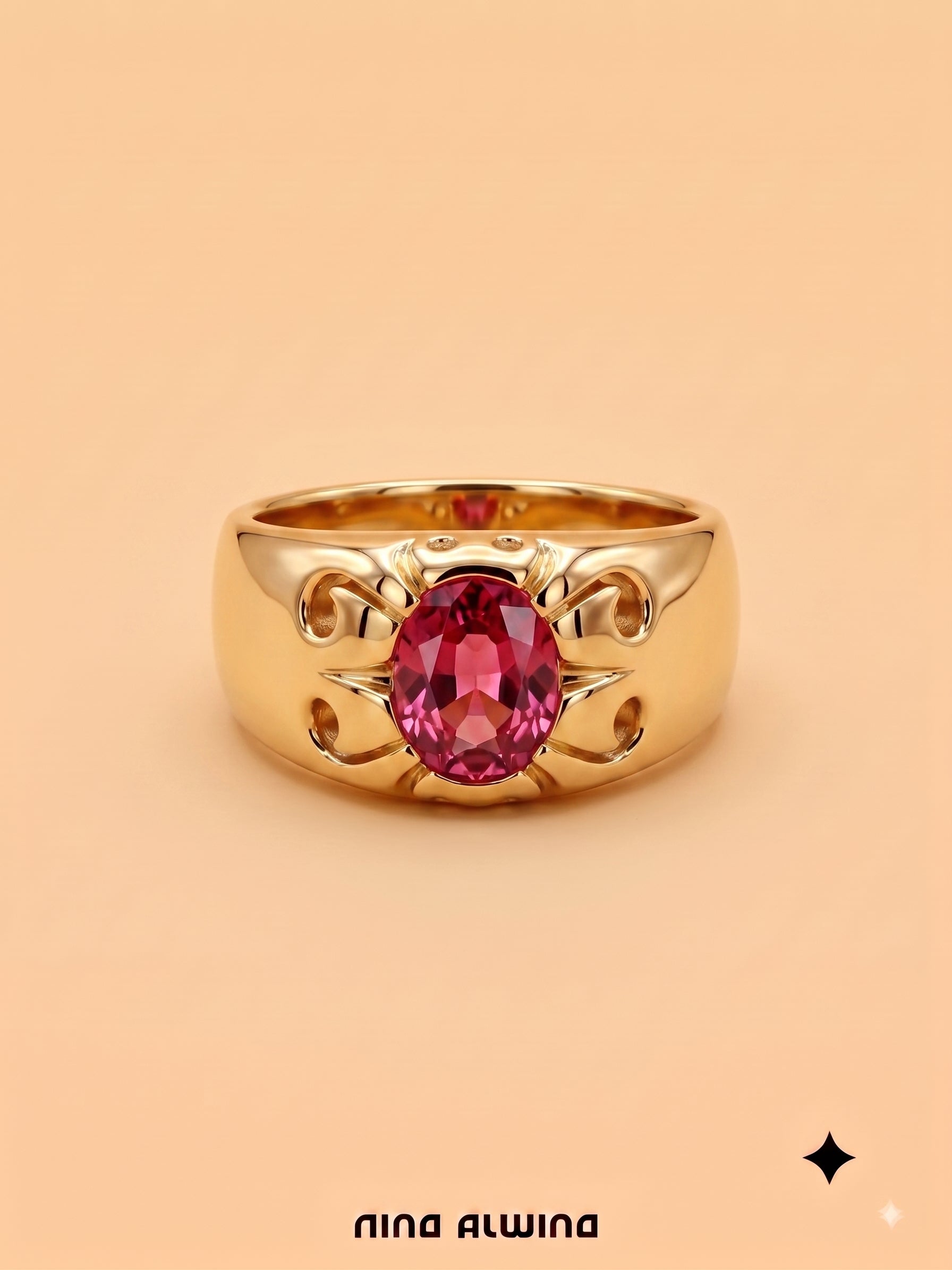 #1188 14k Ring with Pearls & Diamonds - Ring Size 58