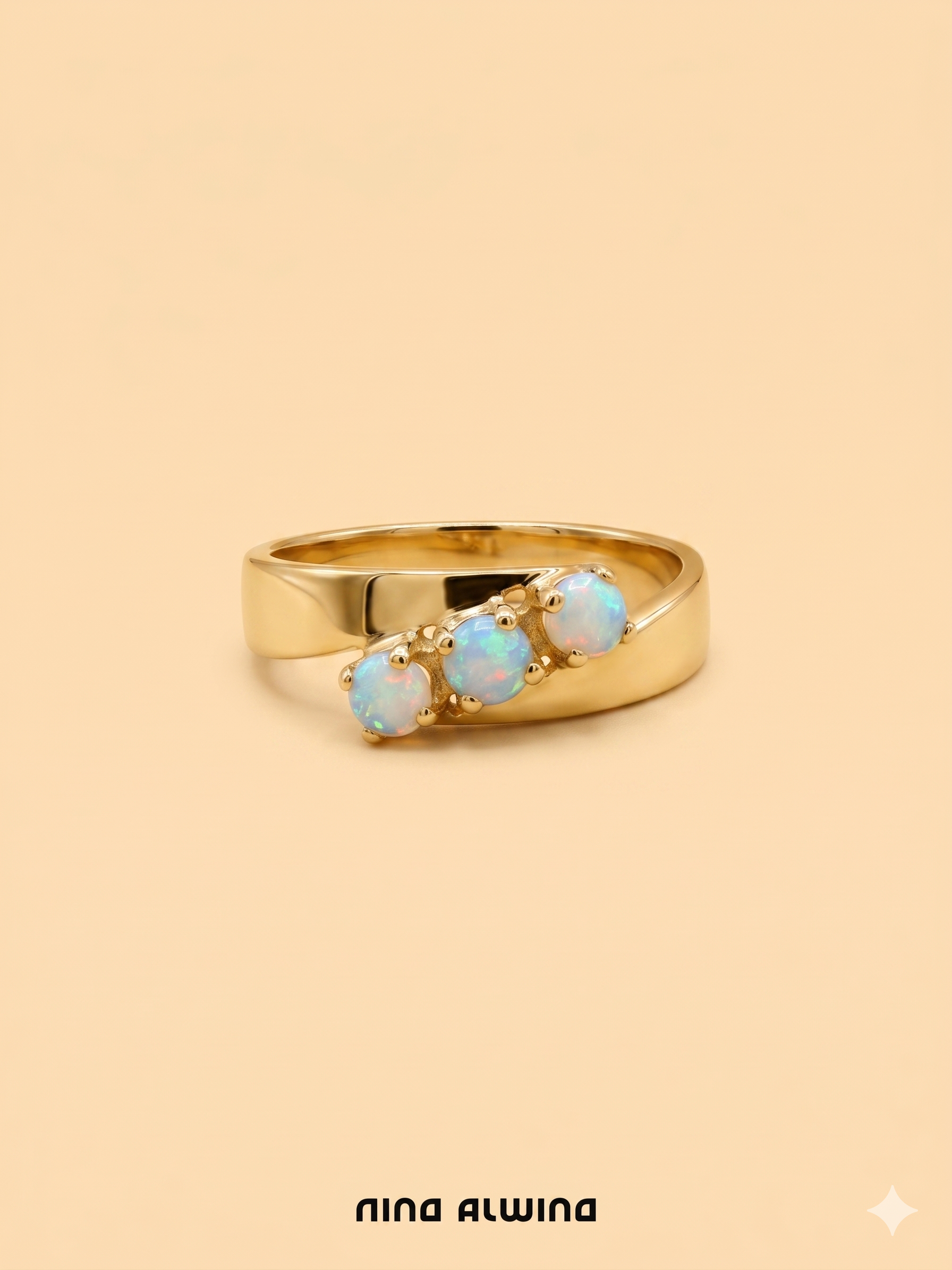 #1018 8k Ring mit Opalen - RG 53