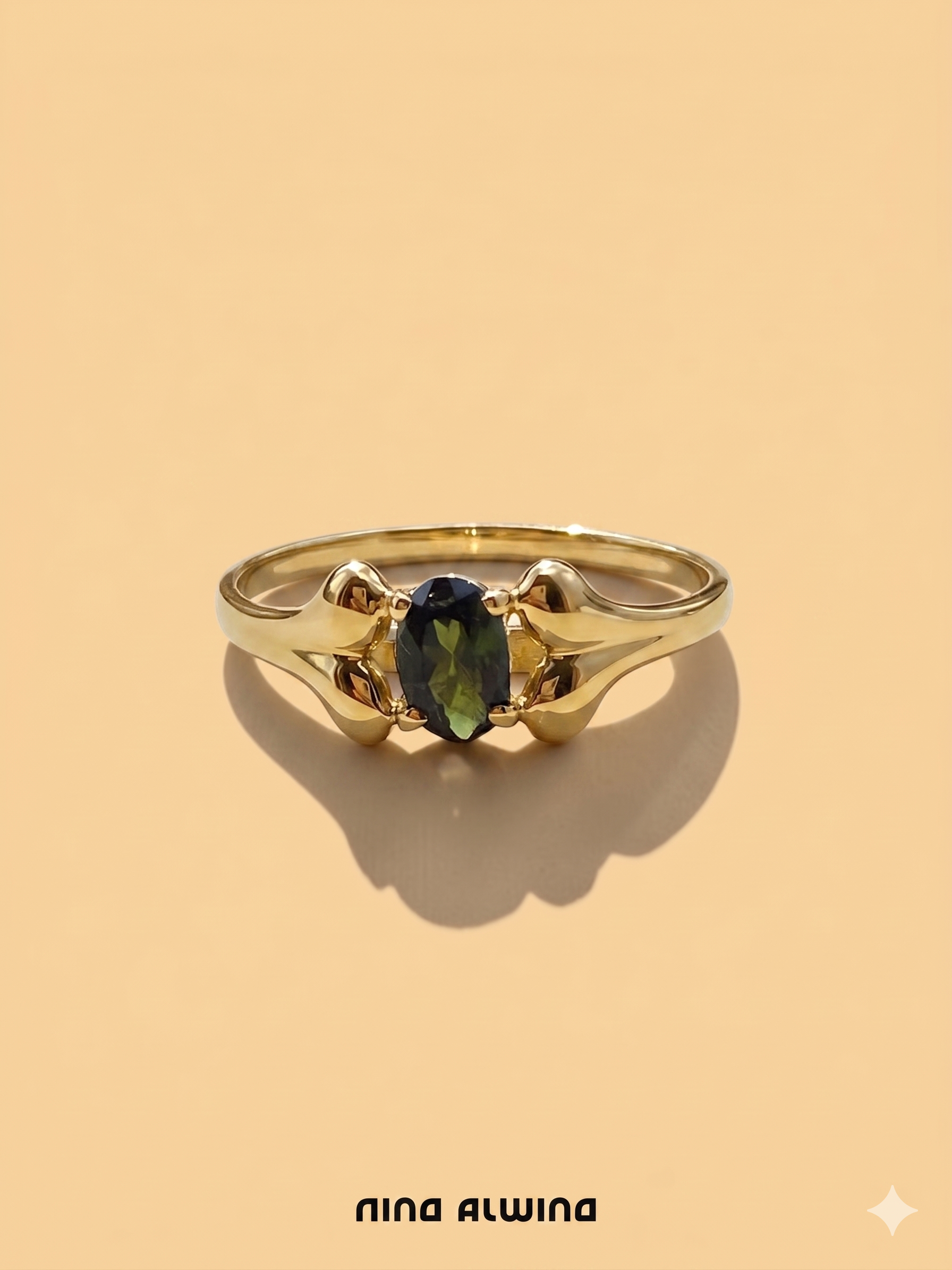 #960 8k Ring mit Turmalin - RG 59