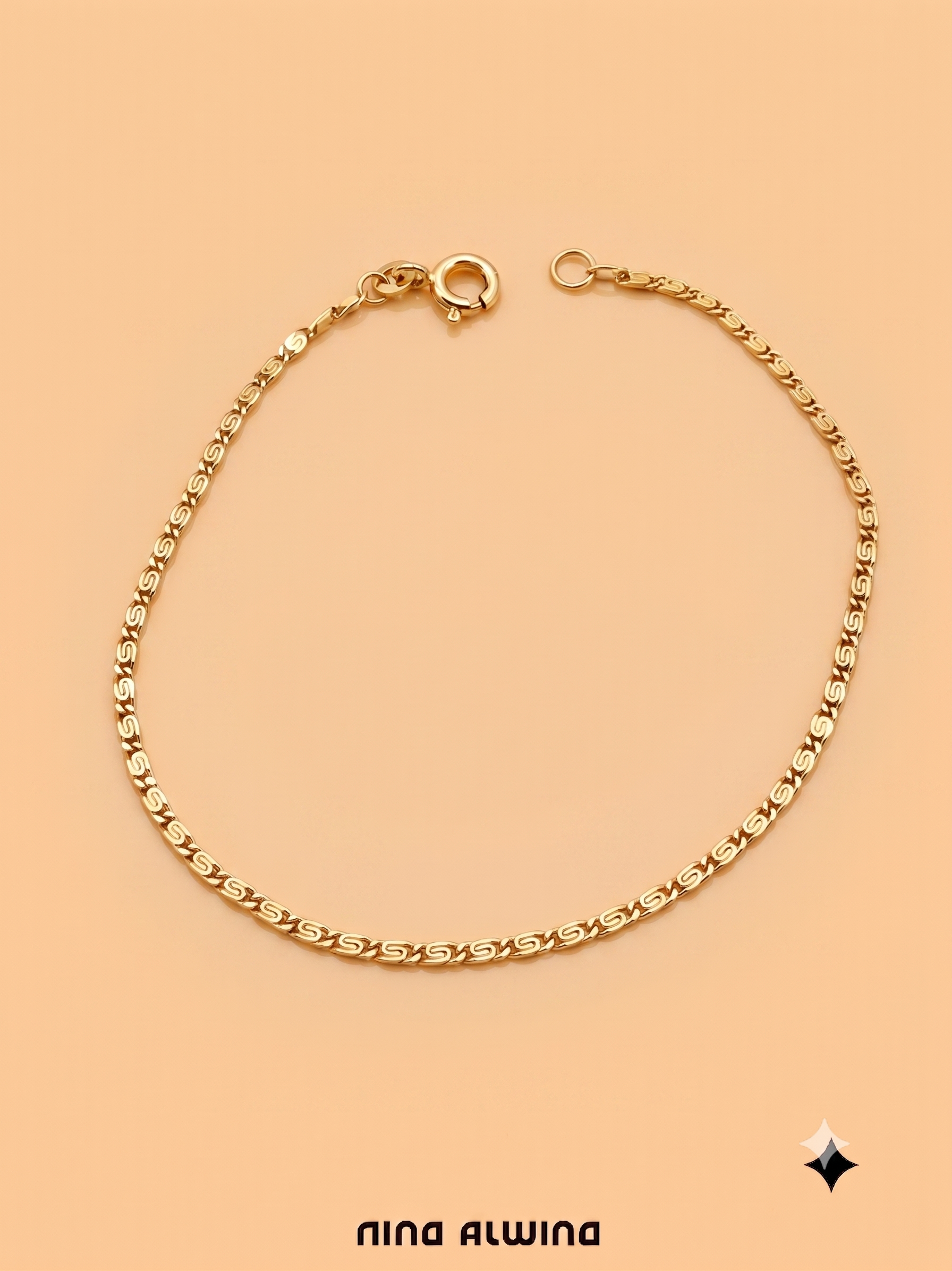 #1142 8k Armband - 18cm