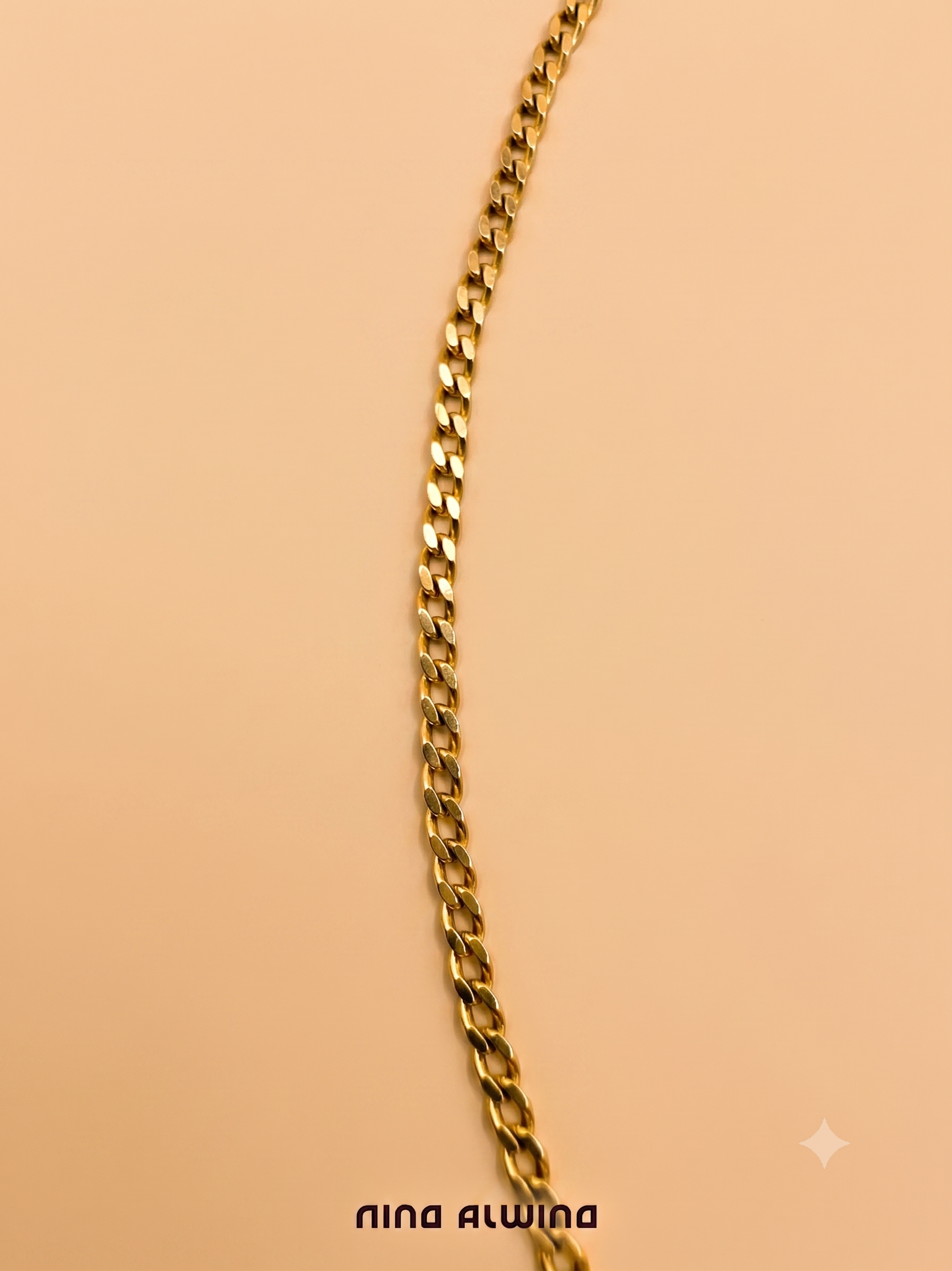 #1146 Massive 8k Kette - 46cm