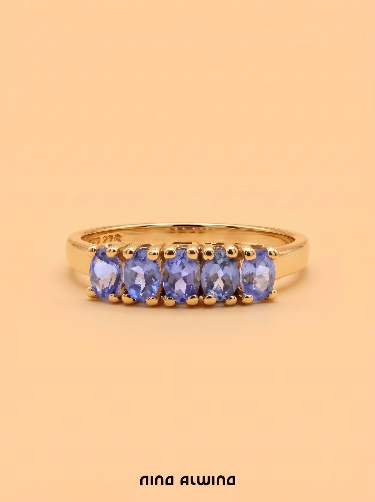 #1427 9k Ring mit Tansanit - RG 65