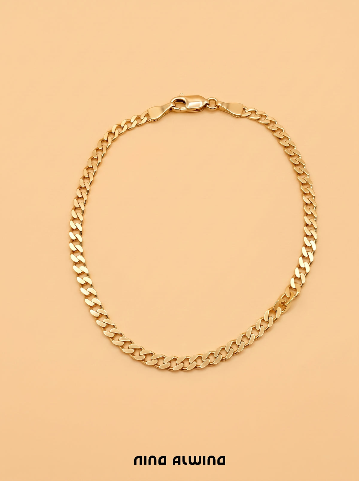 #1405 Massives 14k Armband - 19cm
