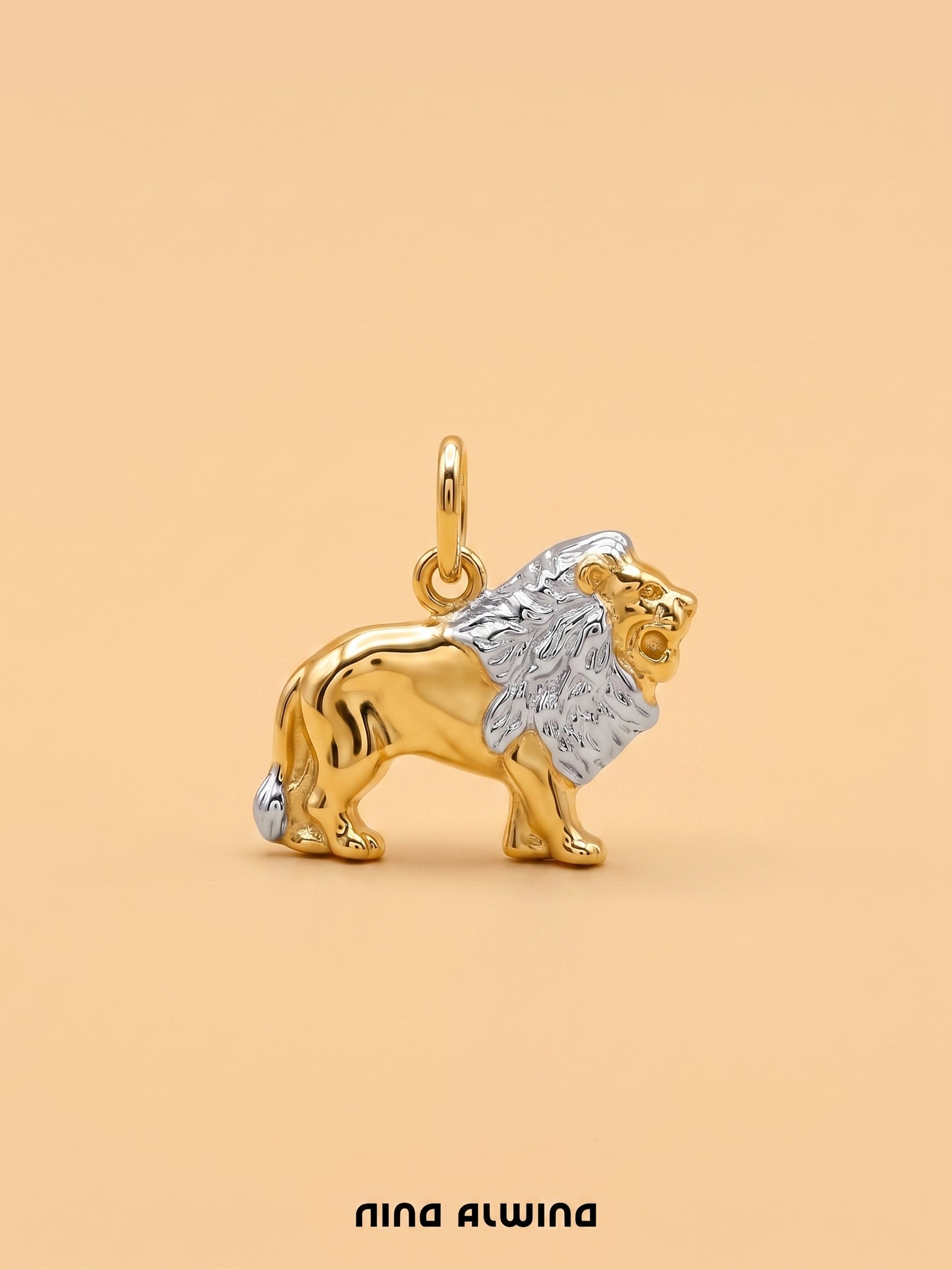 #1269 8k Anhänger Löwe - 1.6cm