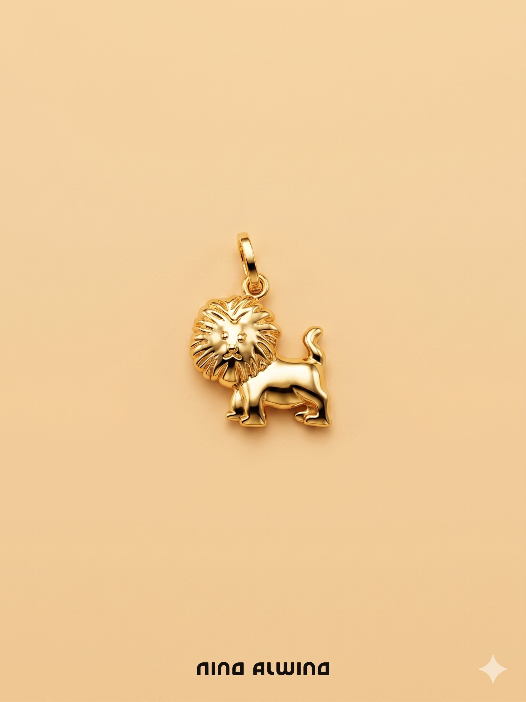 #1032 8k Anhänger Löwe - 1.7cm
