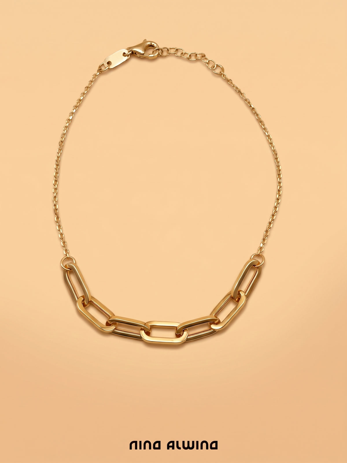 #1434 14k Armband - 17-19cm
