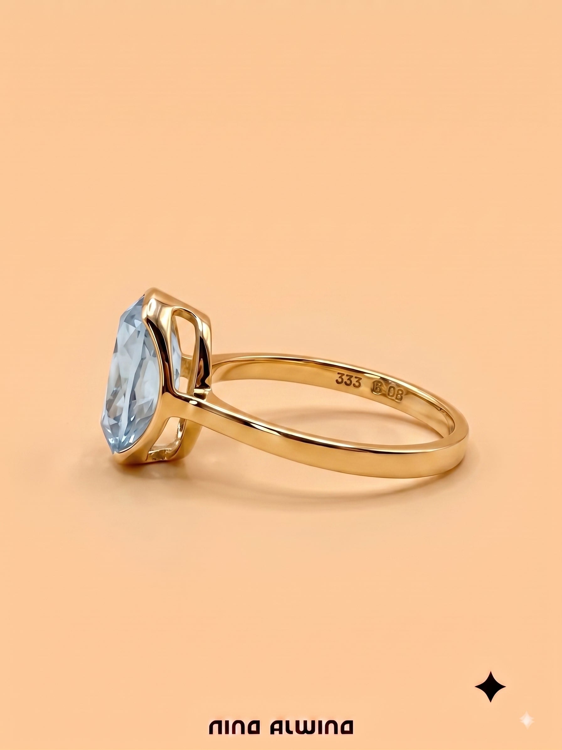 #1188 14k Ring with Pearls & Diamonds - Ring Size 58