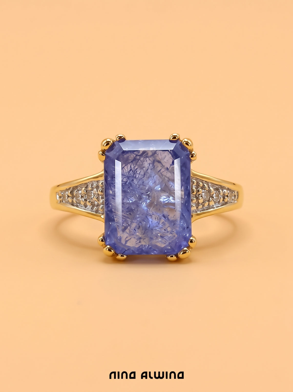 #1412 14k Ring with Ruby & Diamonds - Ring Size 55