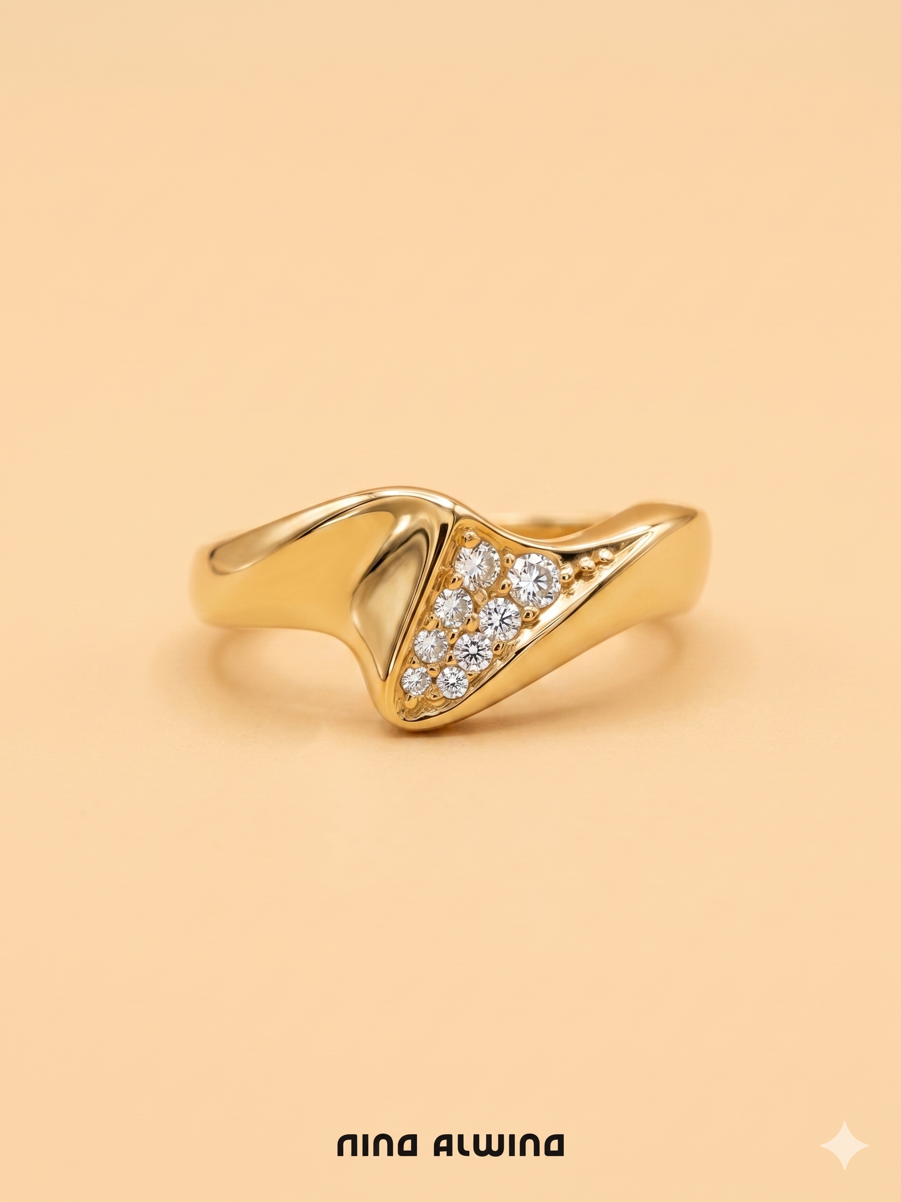 #193 8k Ring mit Zirkonia - RG 53