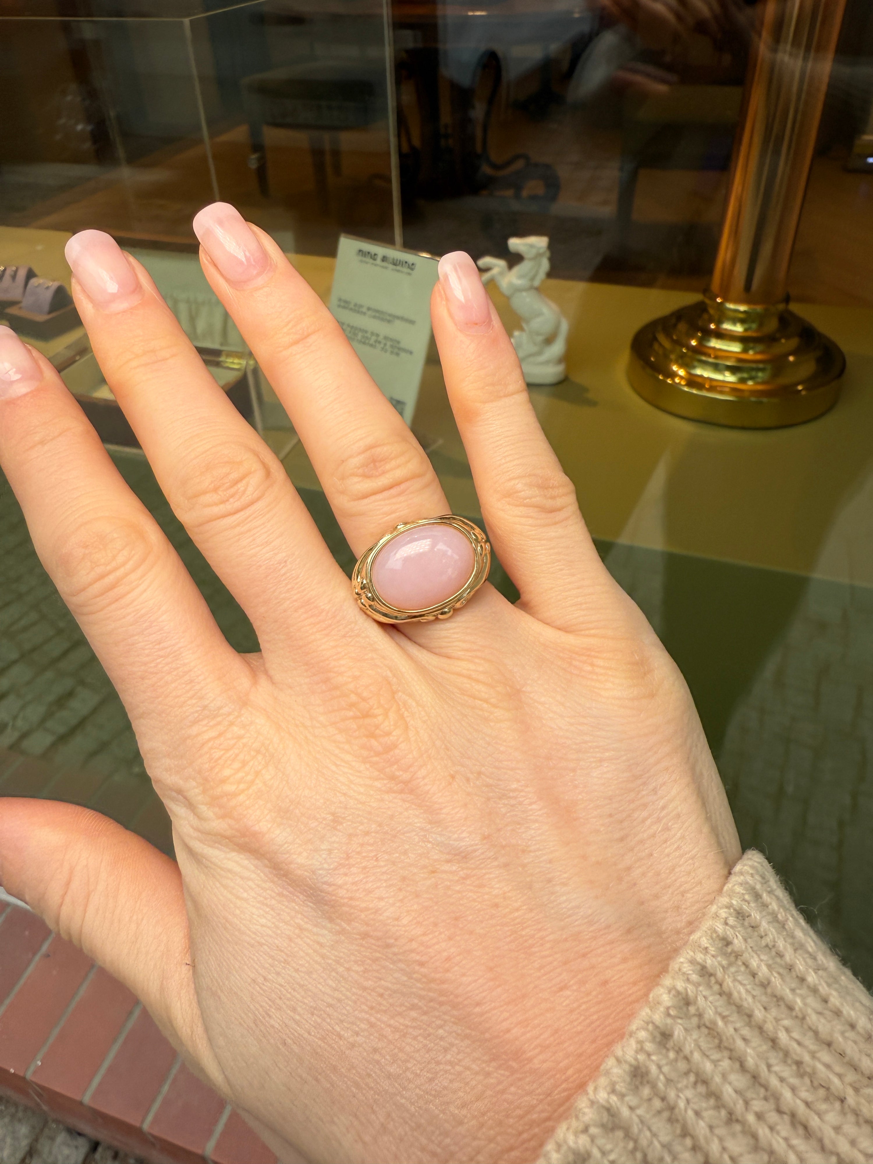 #994 9k Ring mit Andenopal - 52