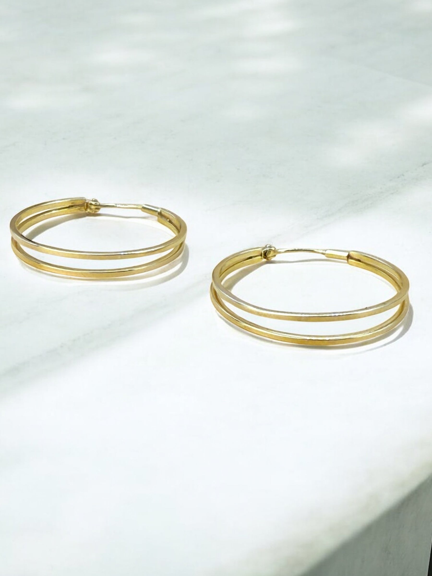 #53 Creolen 8k Gelbgold 2,6cm