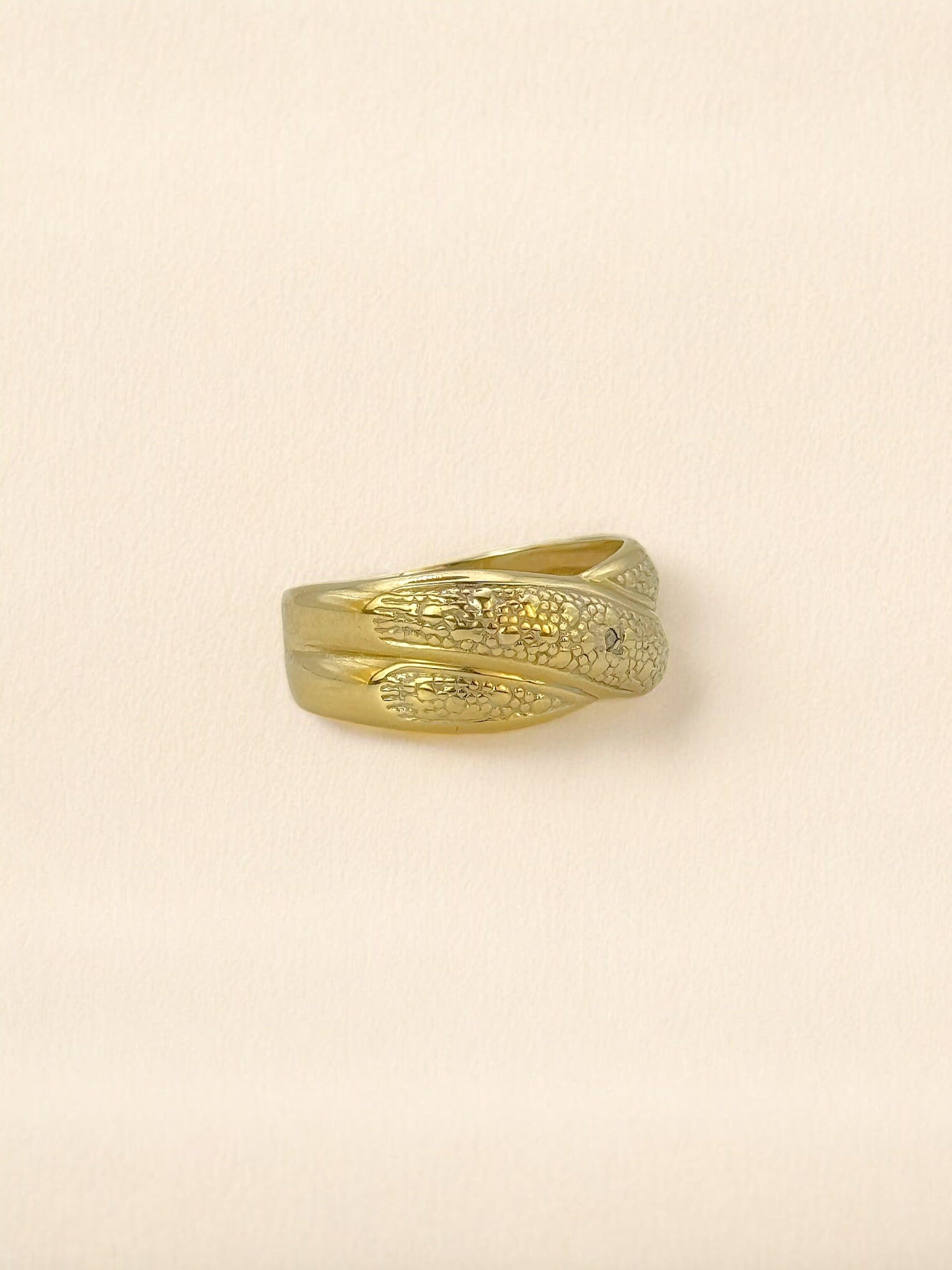 #15: Snake Ring mit Diamant - RG 55