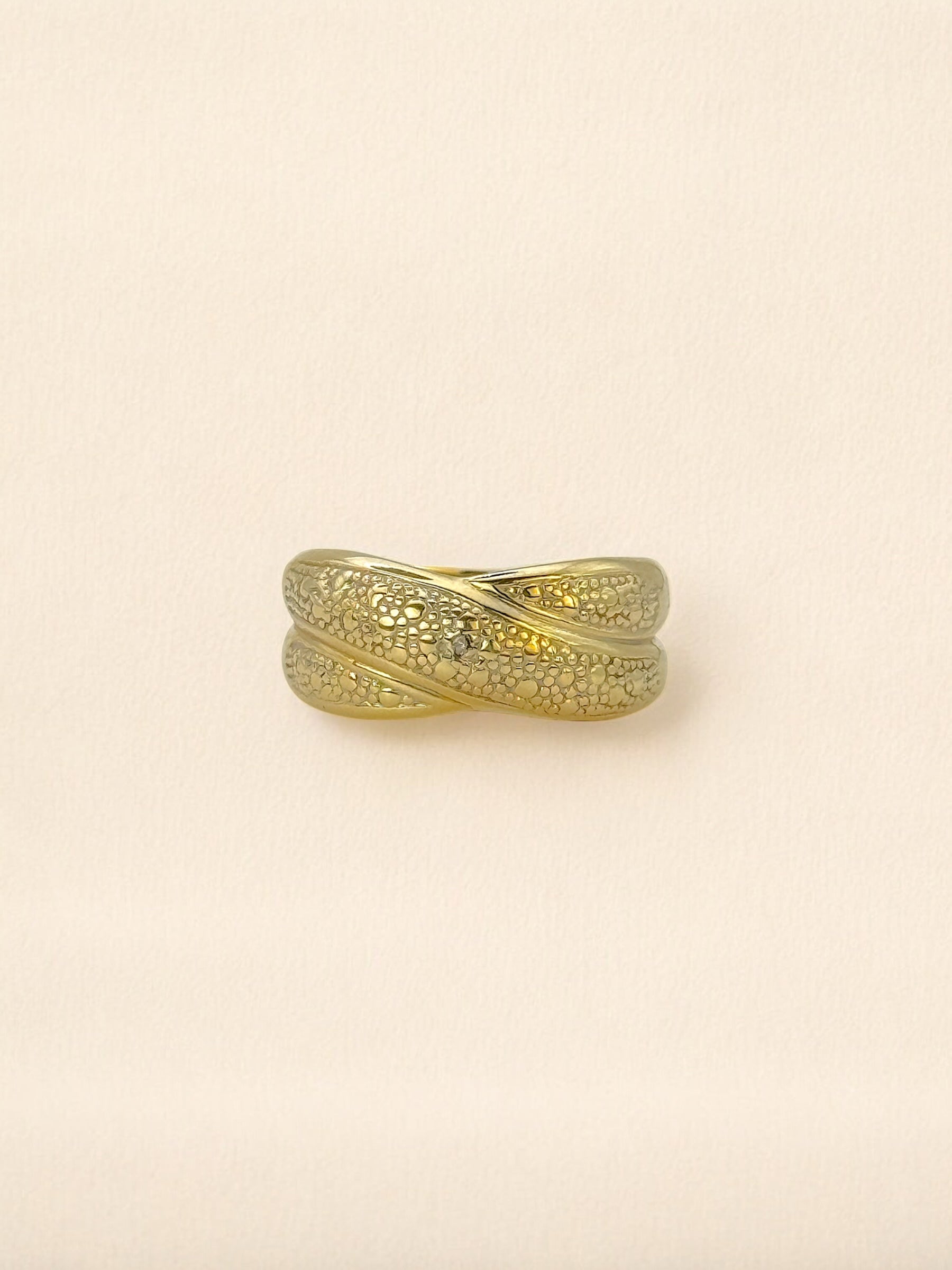 #15: Snake Ring mit Diamant - RG 55