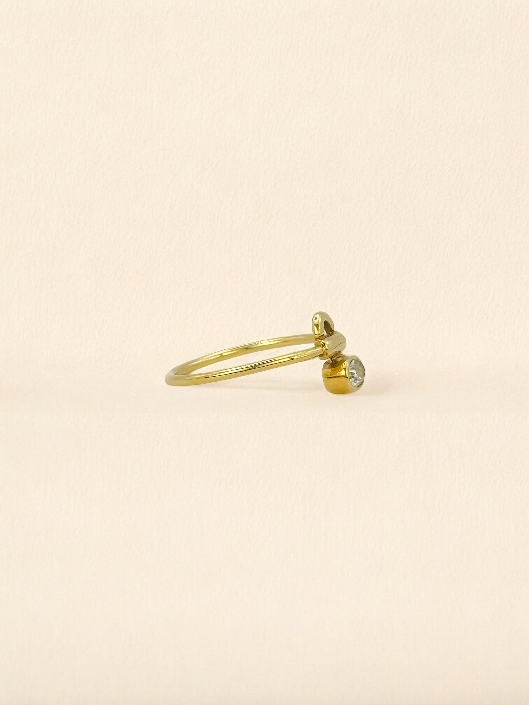 #16 Ring mit Edelstein - RG 54