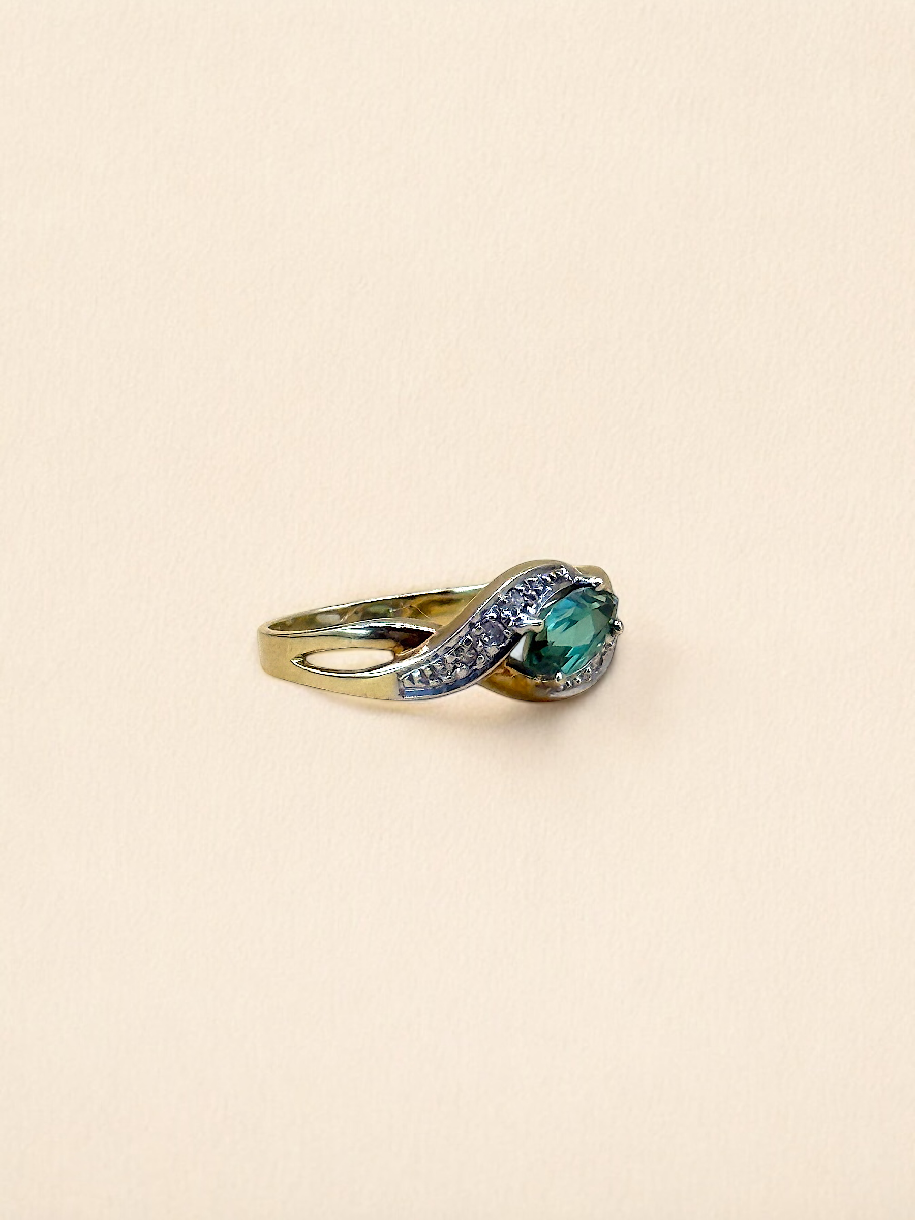 #2 Turmalin & Diamant Ring - RG 55