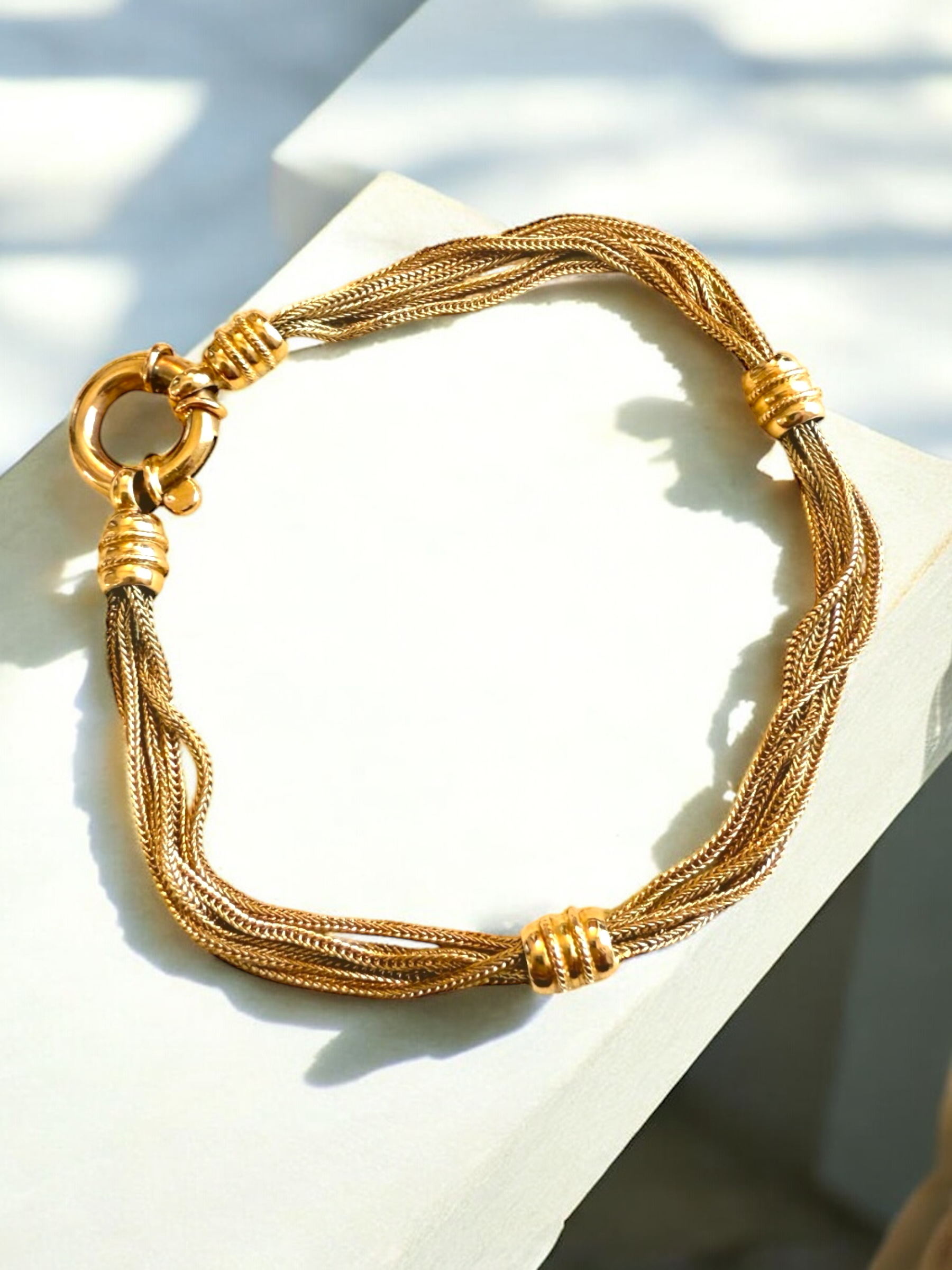 #30 Armband 19,2k massives Gold