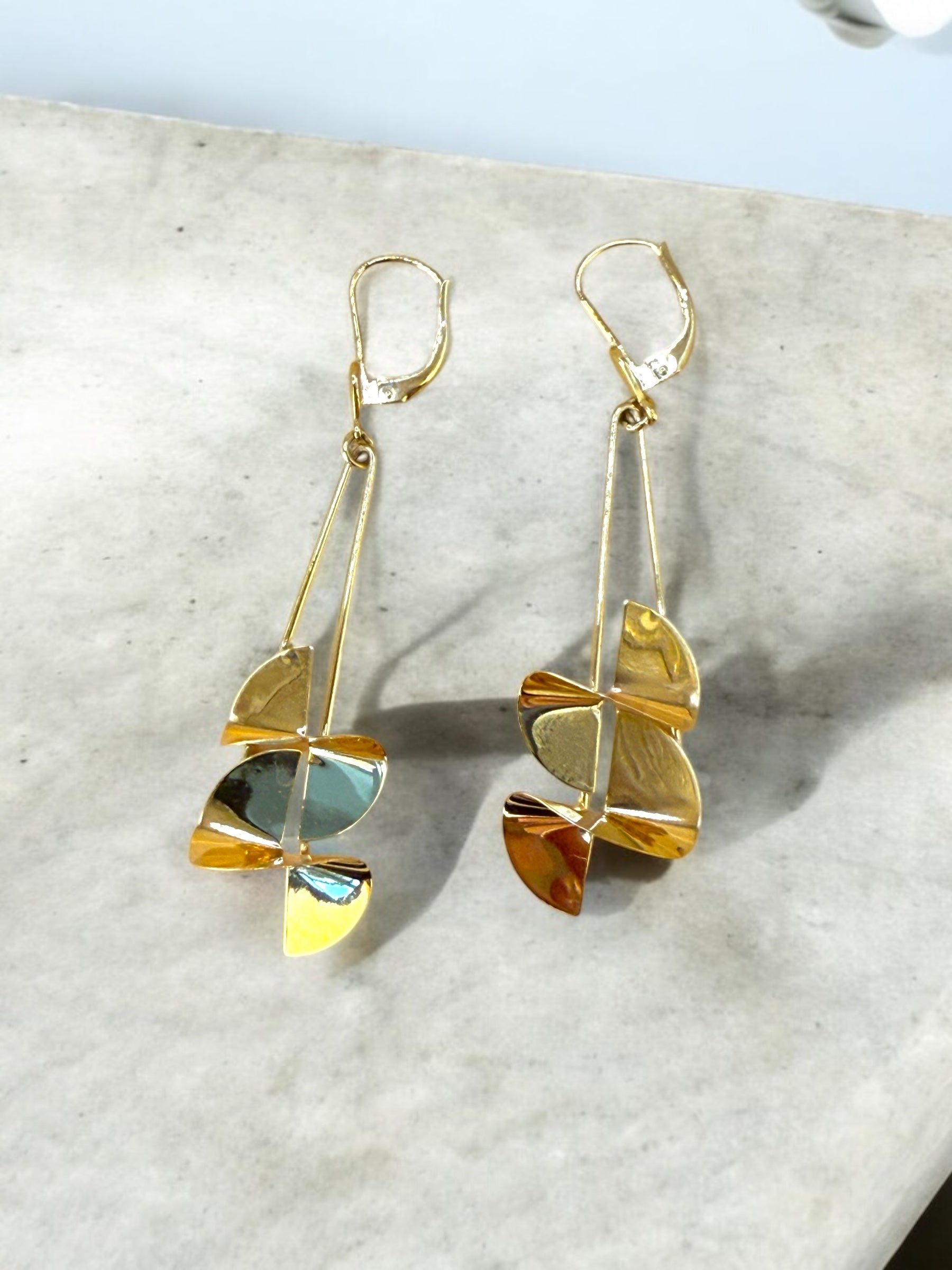 #39 Ohrringe 8k massives Gold