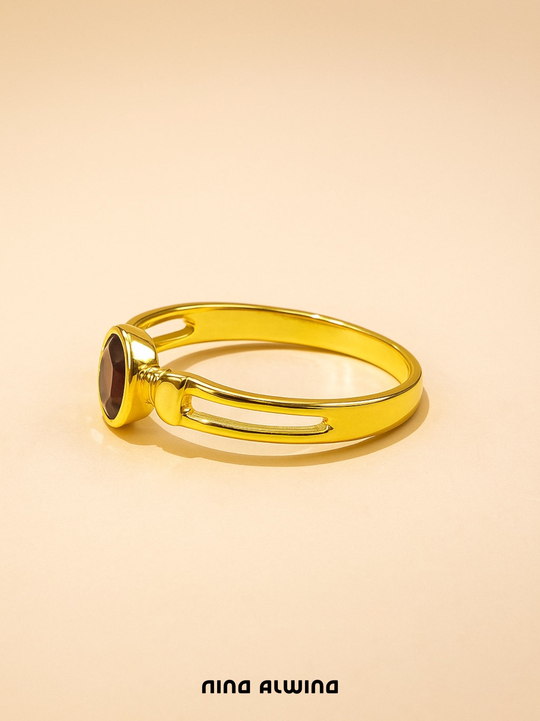 #109 8k Ring mit Amethyst - RG 60