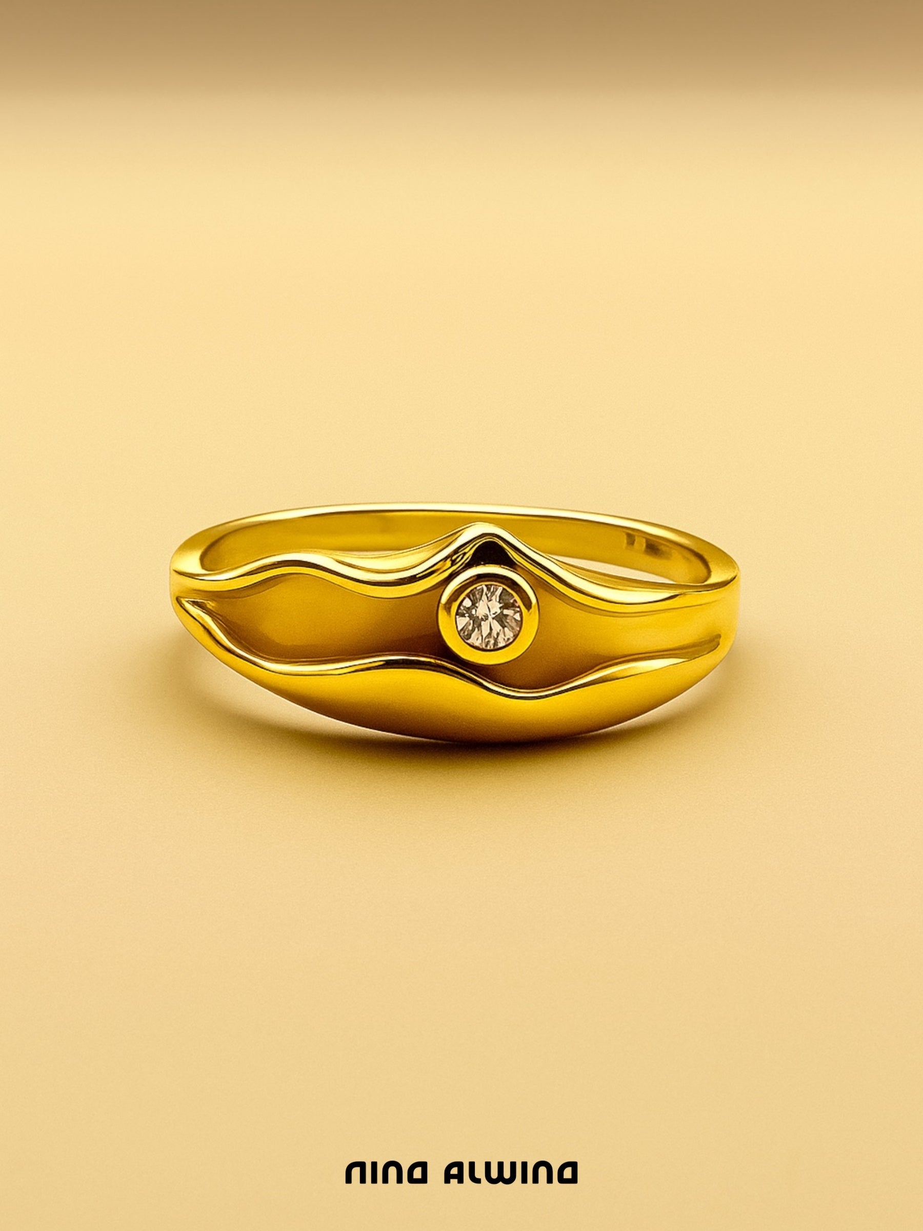 #117 8k Chunky Vintage mit Zirkon - RG 56