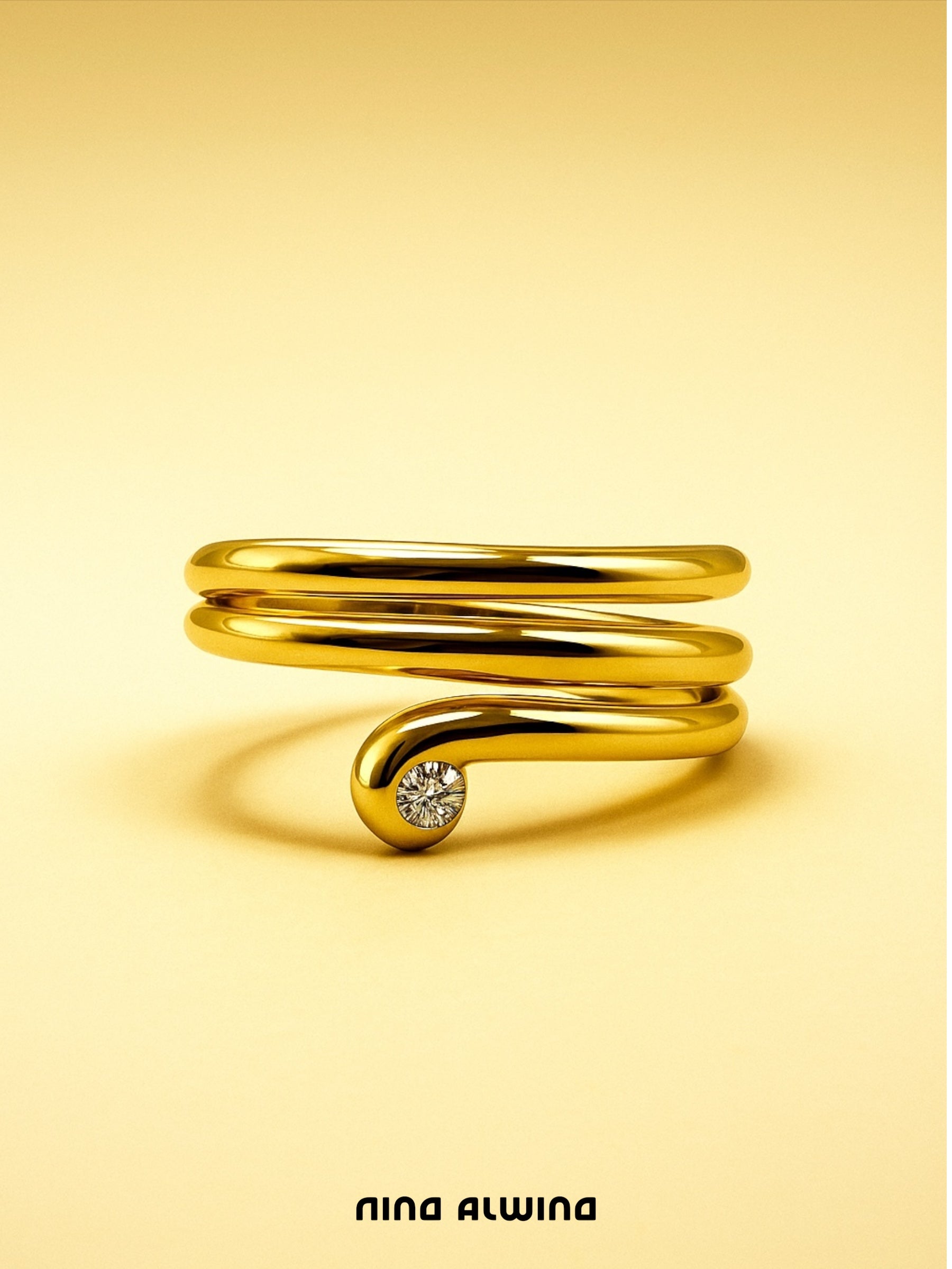 #120 8k Ring mit Zirkonia - RG 57