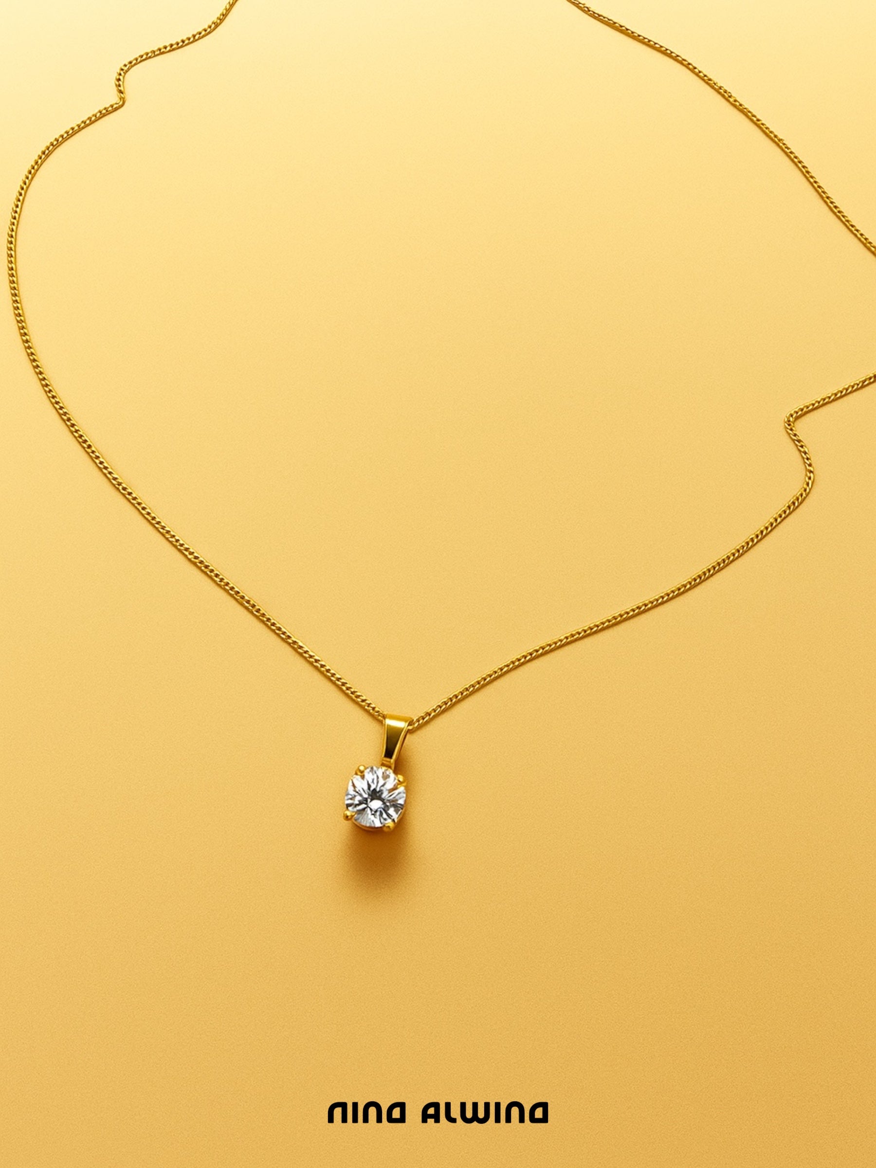 #121 8k Kette mit Zirkon - 45m