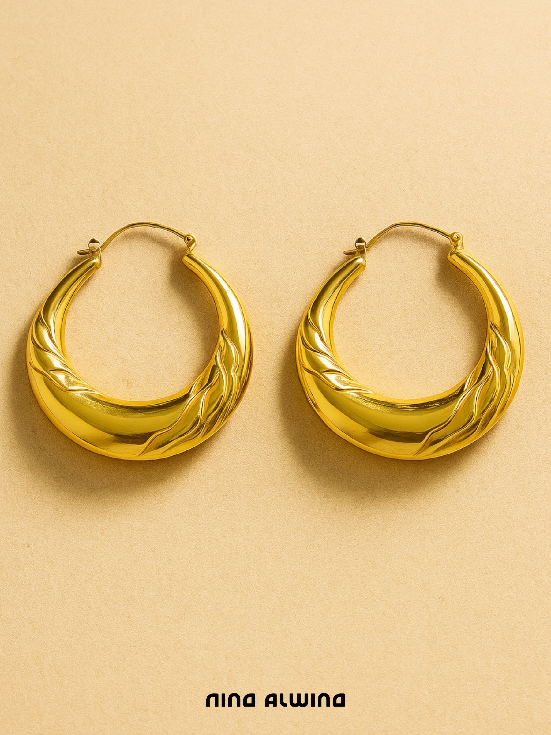 #140 8k Creolen - 2,5cm