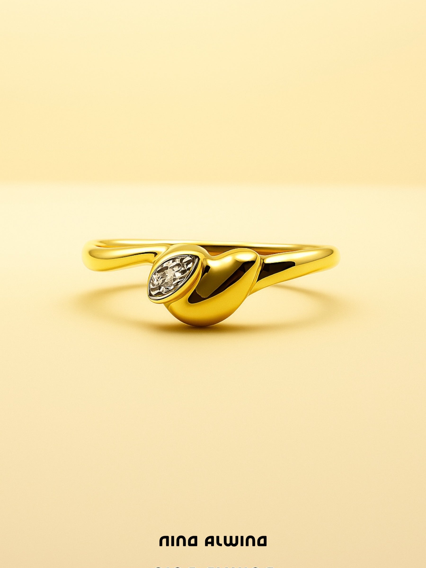 #146 8k Ring mit Zirkon - RG 54