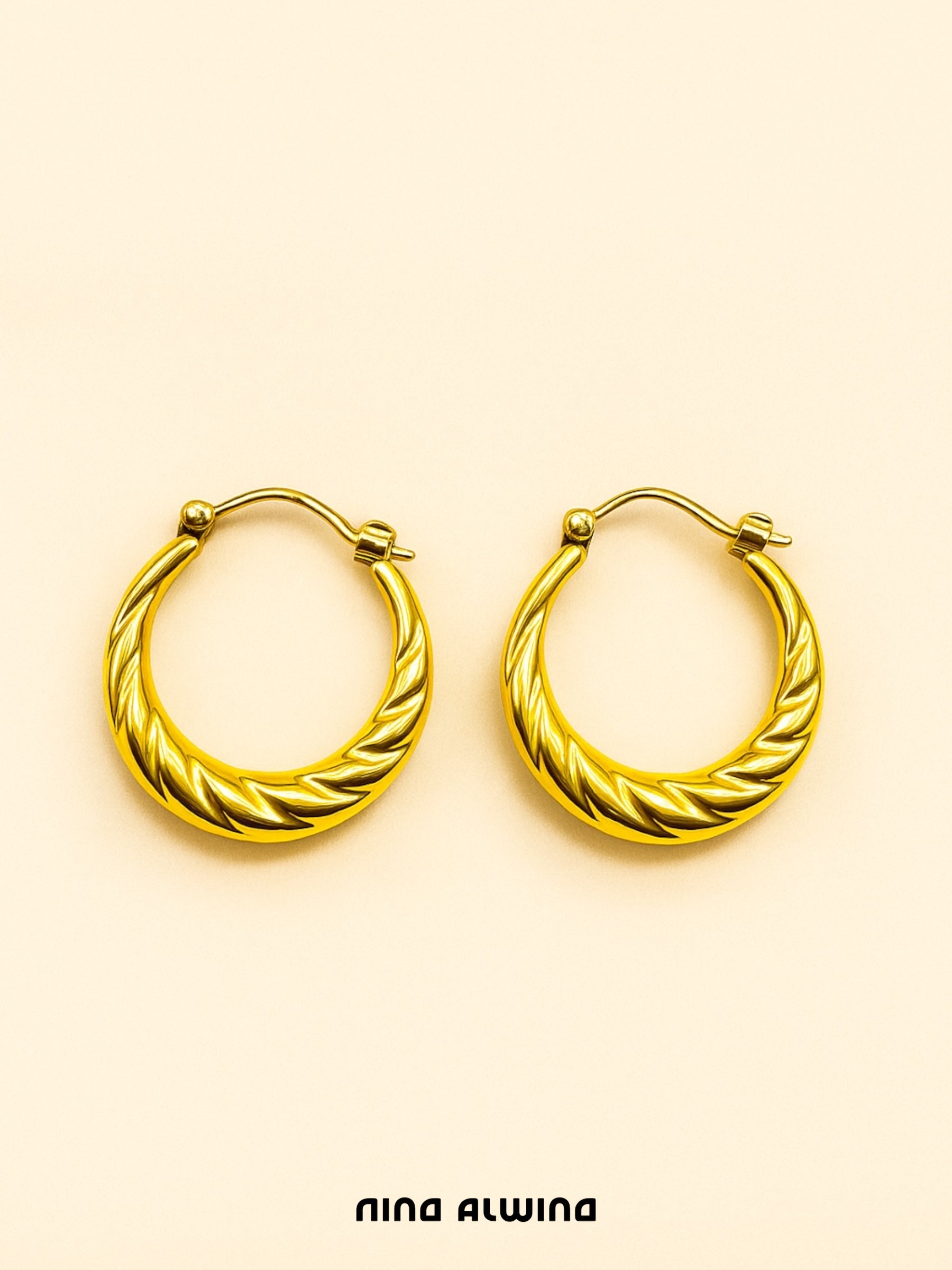 #161 8k Creolen - 2,2 cm