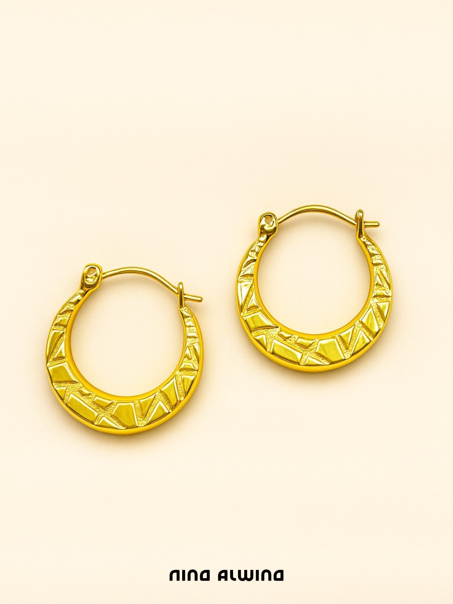 #160 8k Creolen -1,5cm