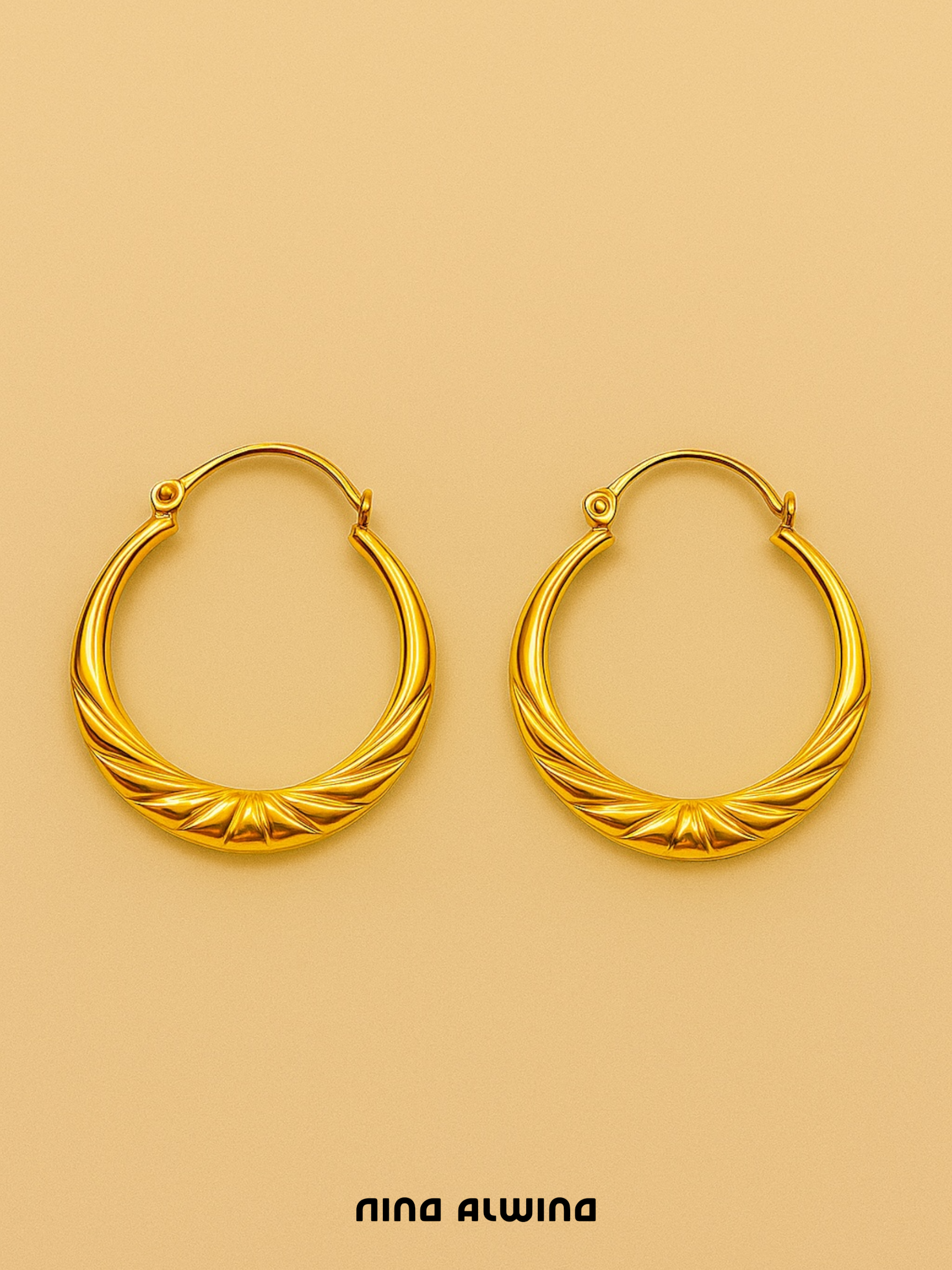 #165 8k Creolen - 2,3cm