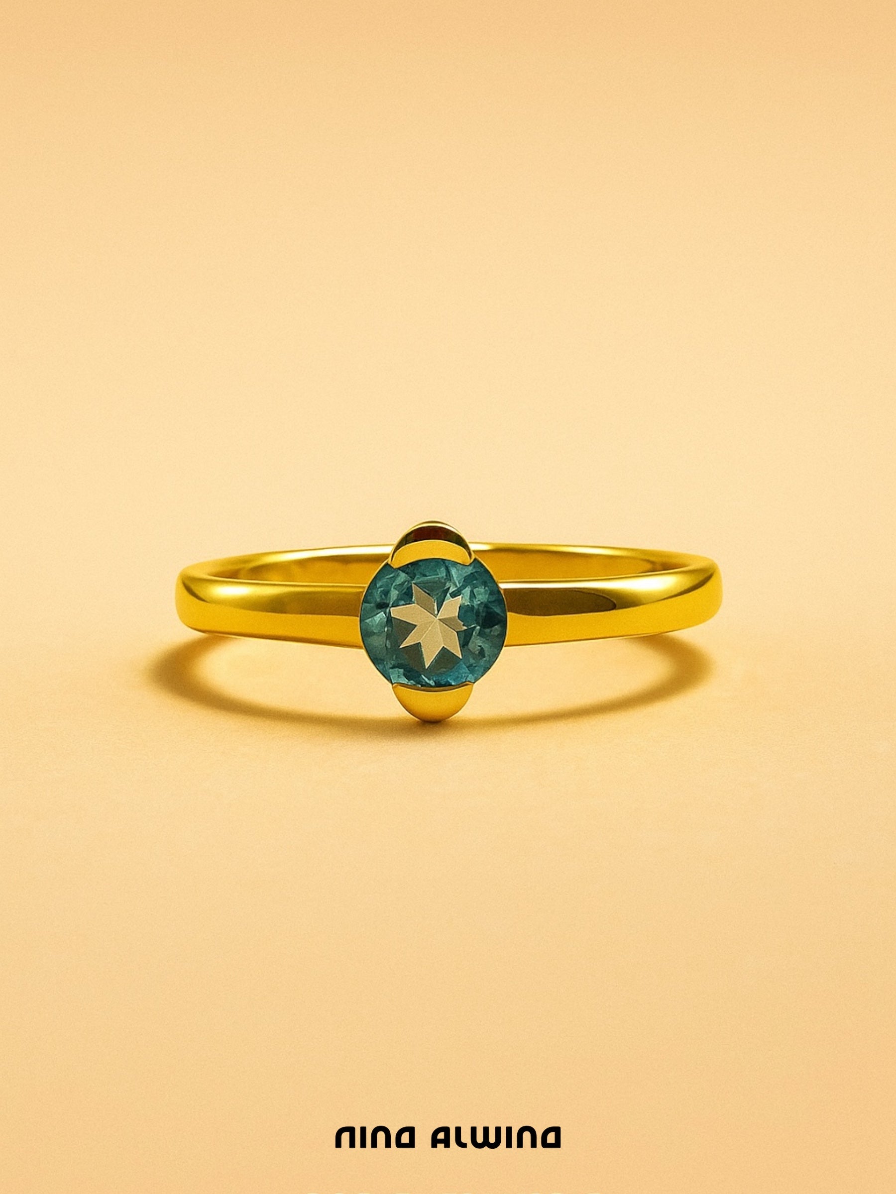 #186 8k Ring mit Topas - RG 60