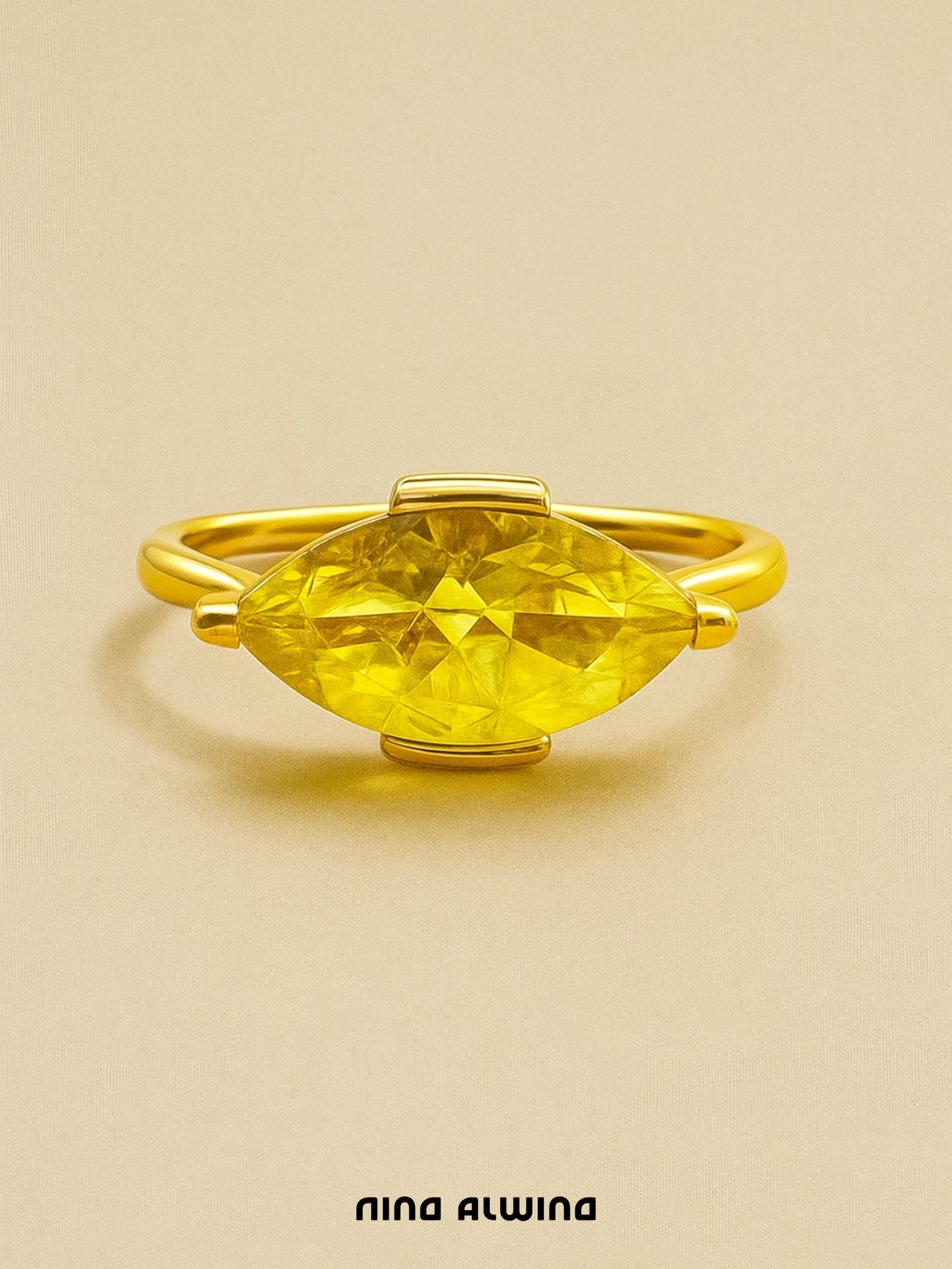 #136 8k Ring mit Periodot - RG 60