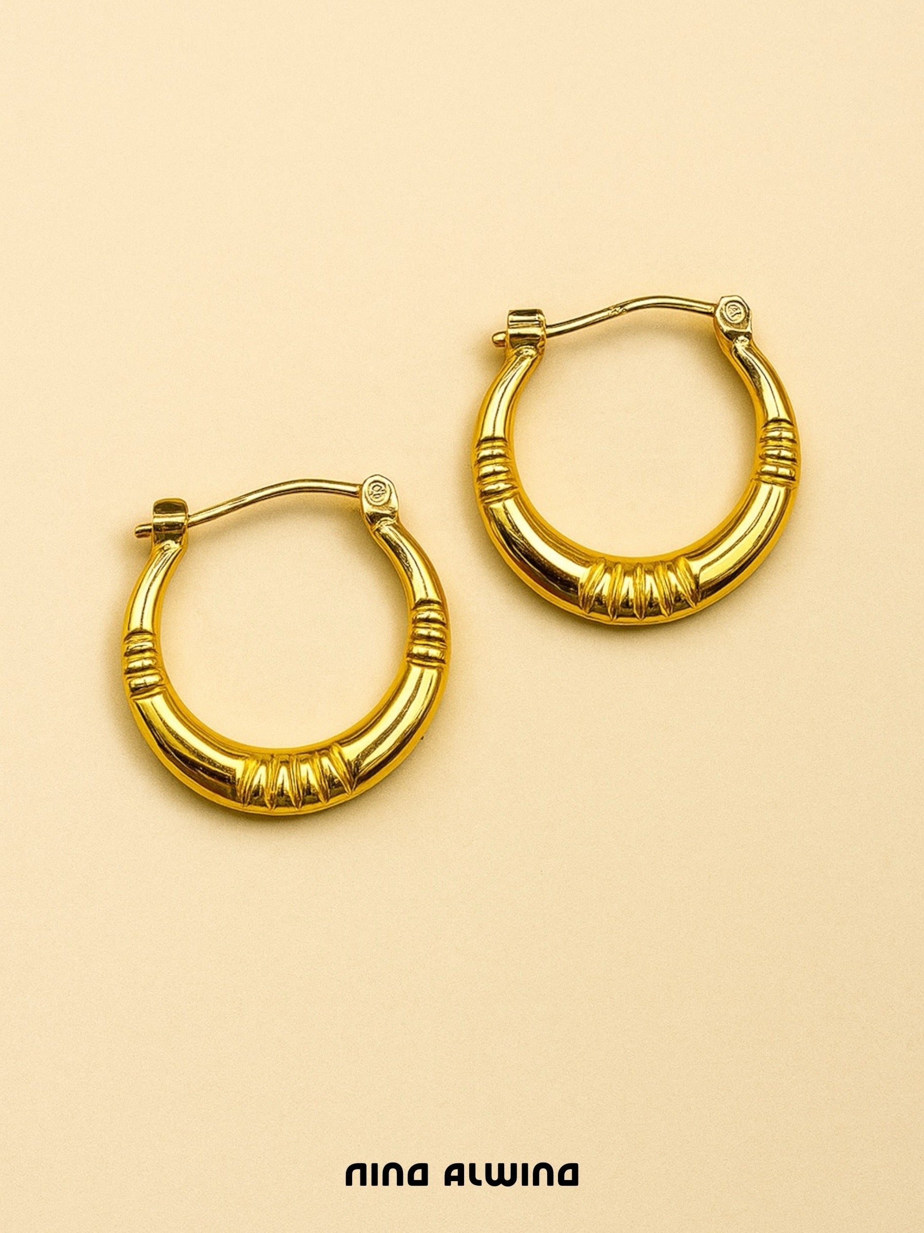 #260 8k Creolen - 1,8cm