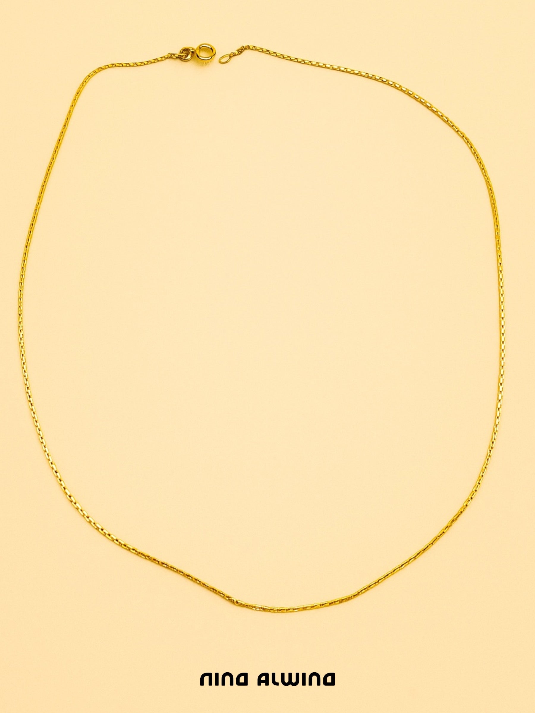 #282 Feine 8k Venezianerkette - 45cm