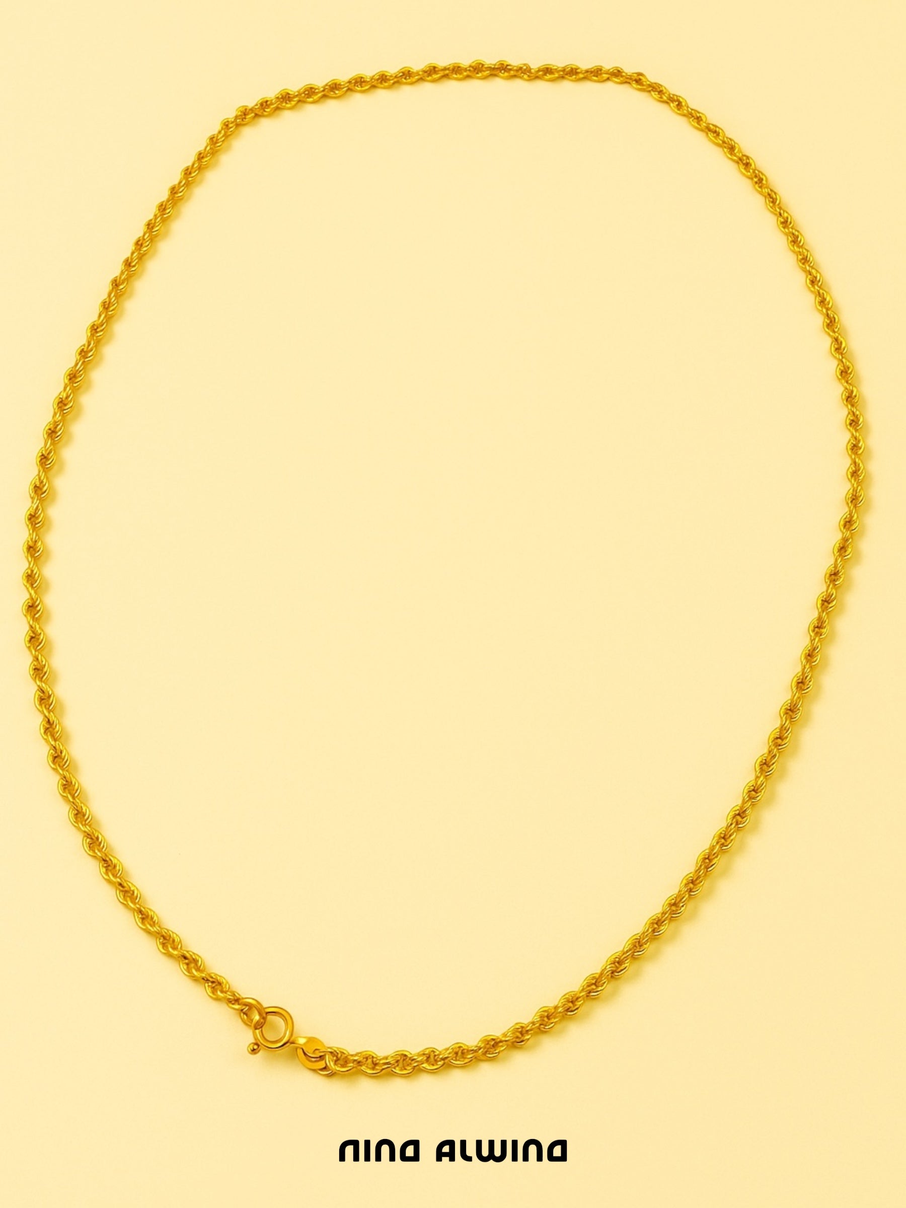 #283 Chunky 8k Kordelkette - 45cm