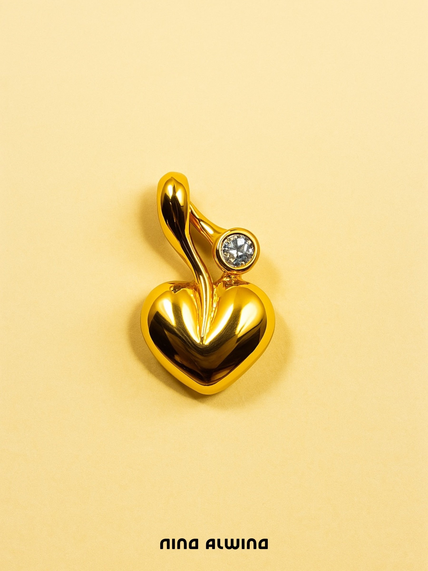 #291 8k Anhänger Herz - 1,7cm