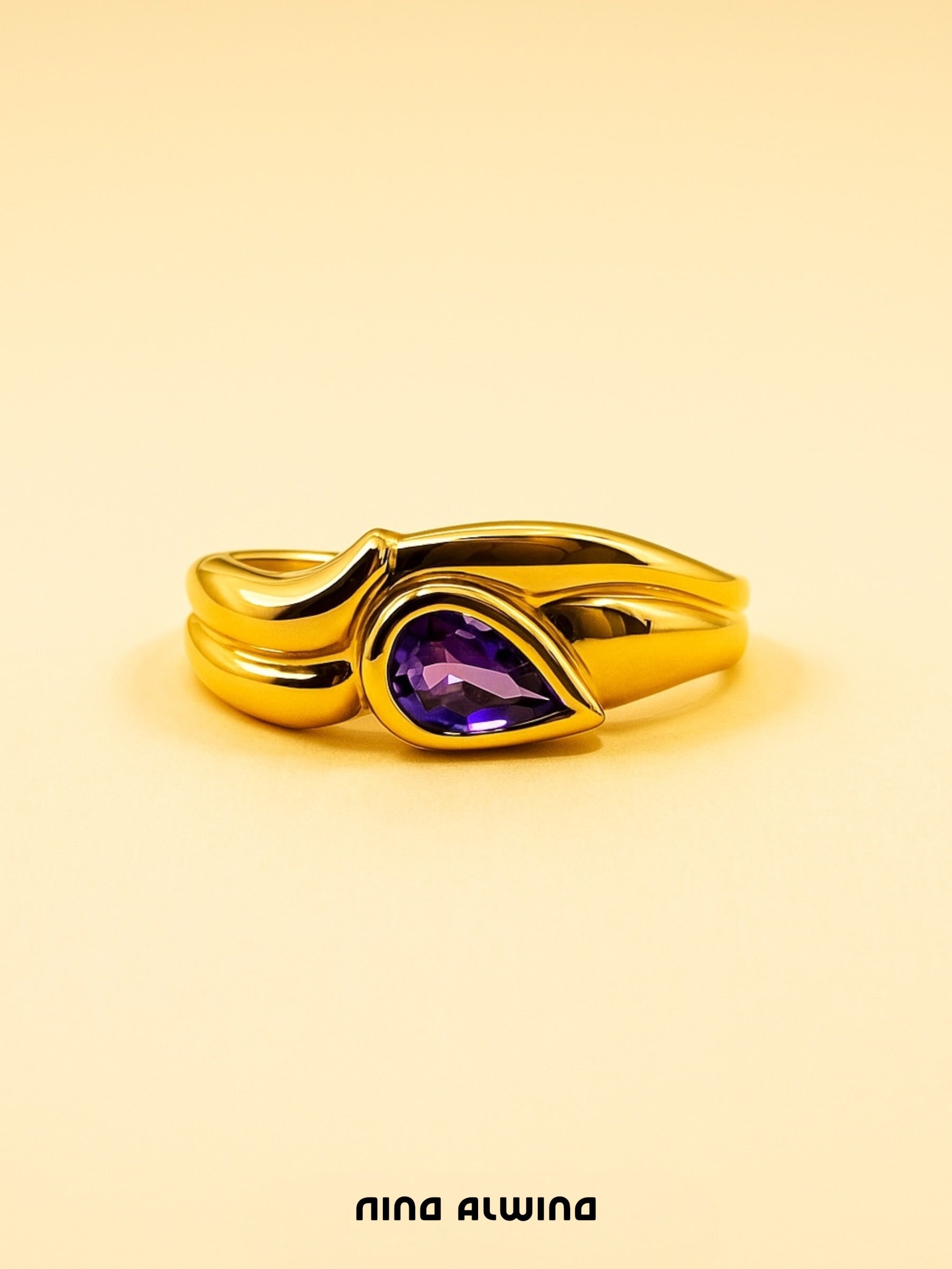 #293 8k Ring mit Amethyst - RG 52