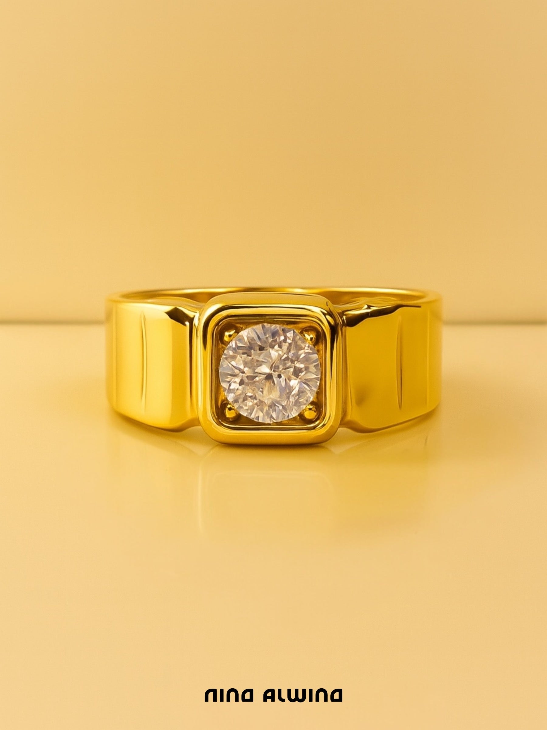 #359 8k Ring mit Zirkon - RG 51