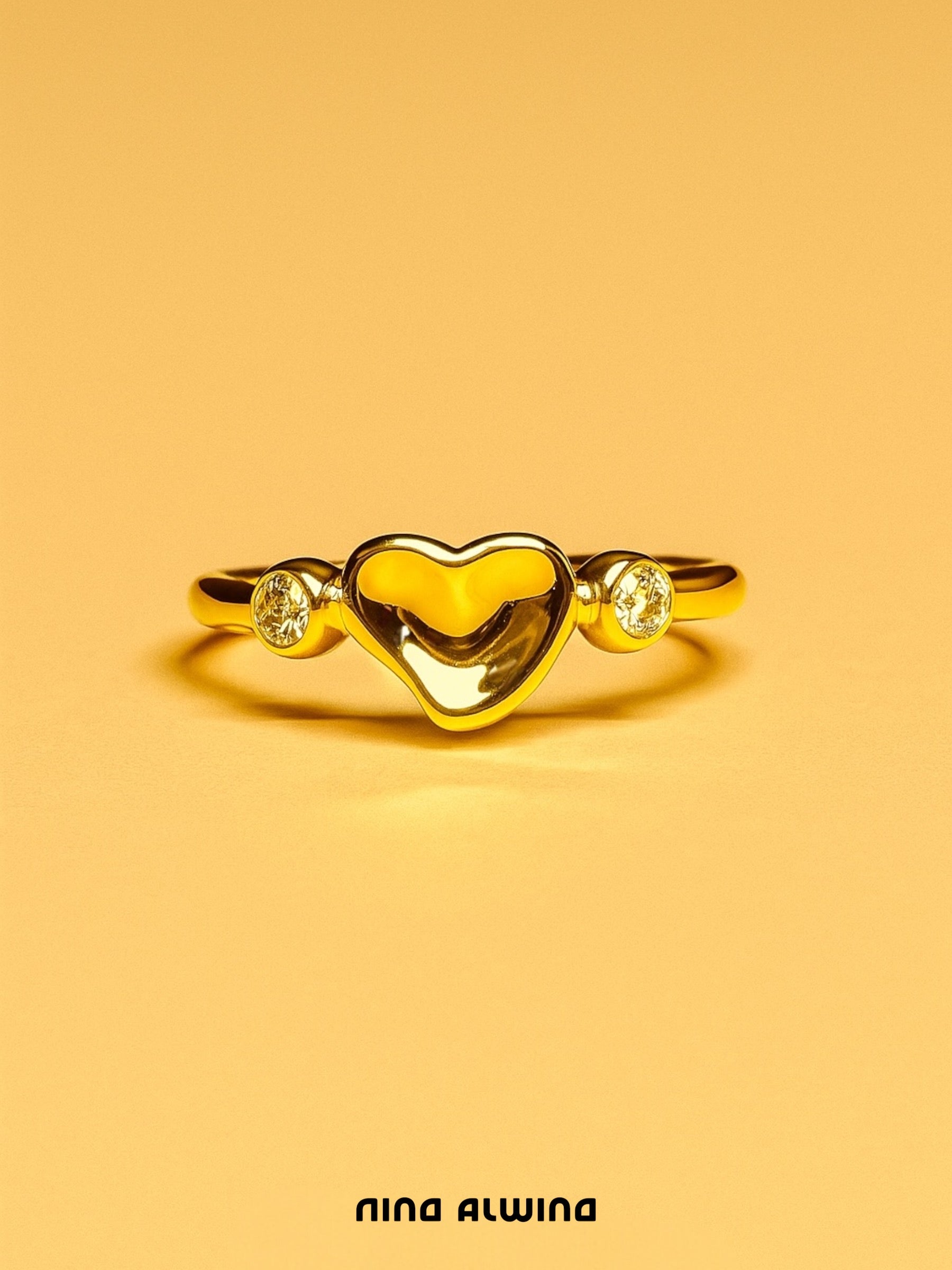 #376 18k Tiffany & Co. Full Heart Diamantring - RG 52