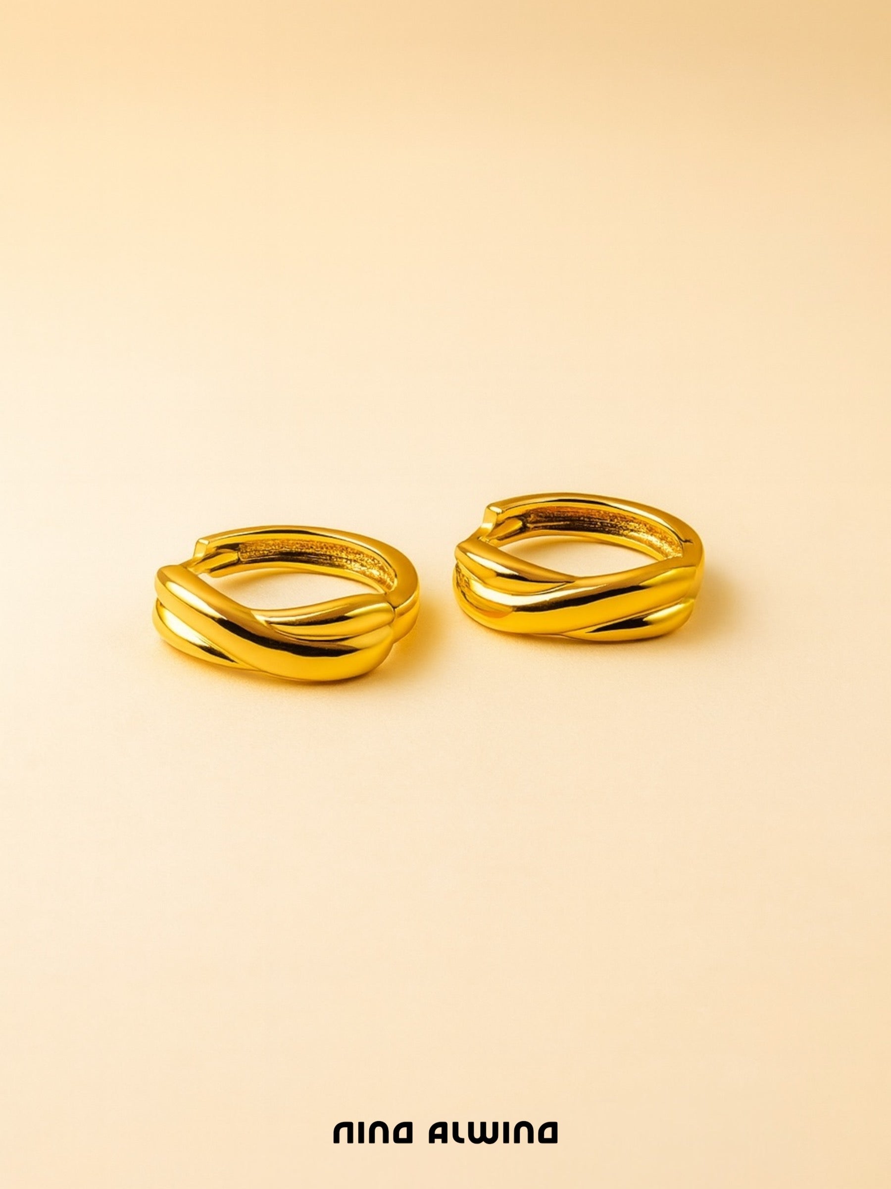 #378 8k Creolen - 1,4cm