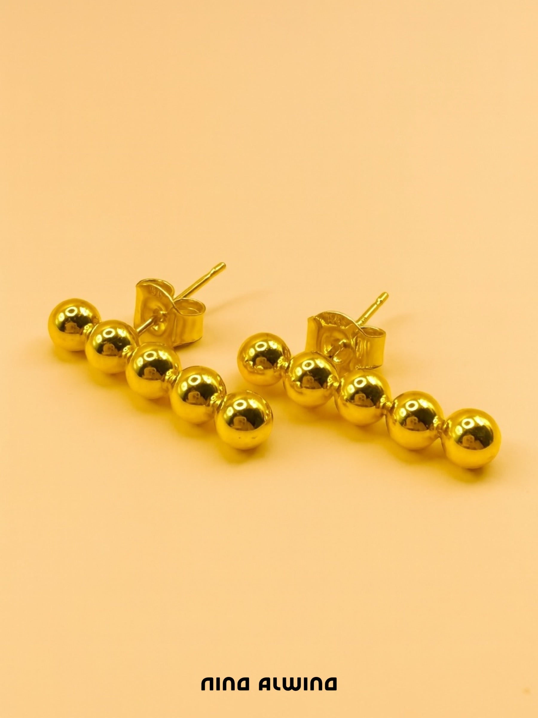 #380 18k Ohrringe - 1,9cm