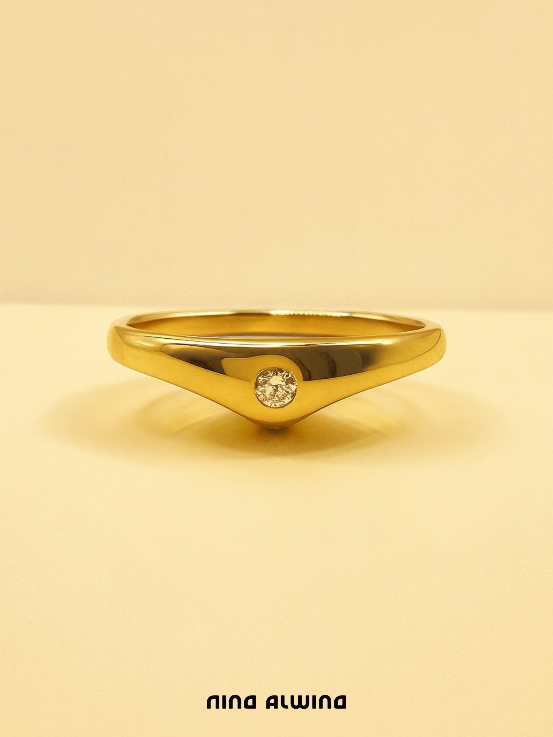 #396 18k Tiffany & Co. Diamantring - RG 50