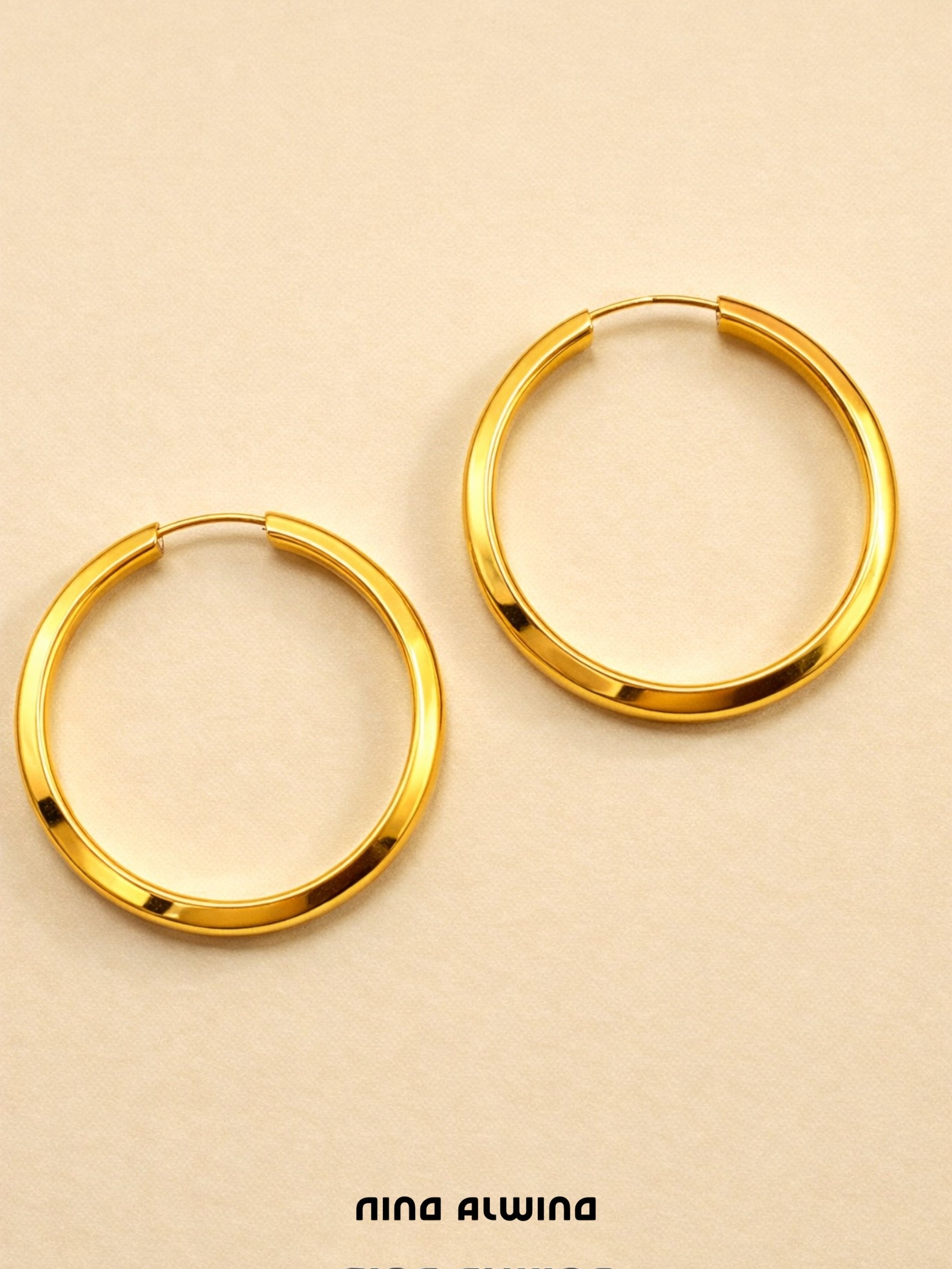 #438 8k Creolen - 3cm