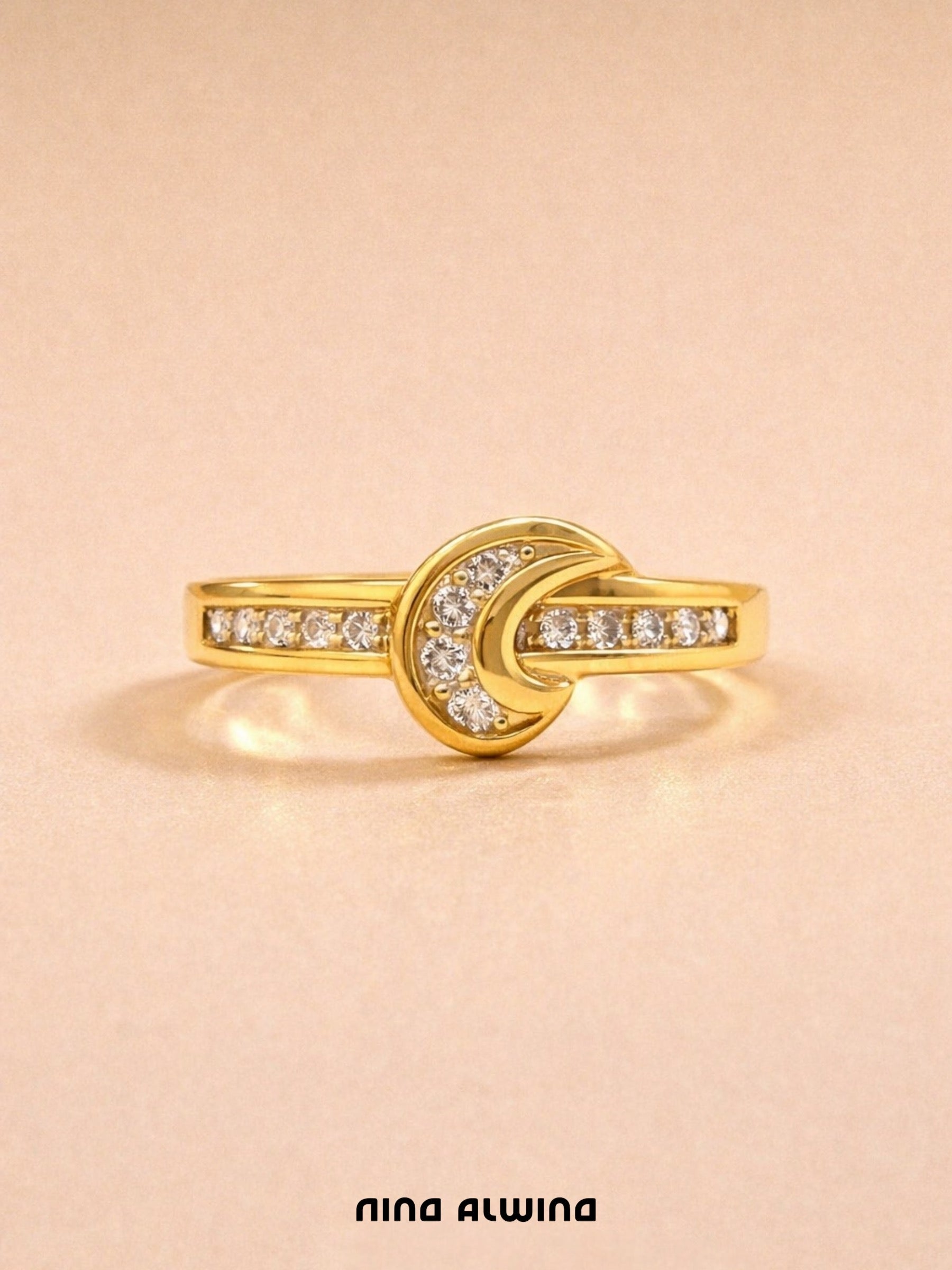 #503 8k Ring mit Zirkon - RG 56