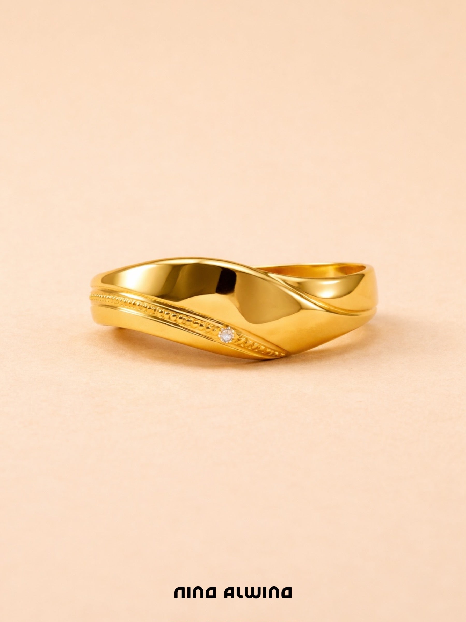 #430 8k Ring mit Diamant - RG 59